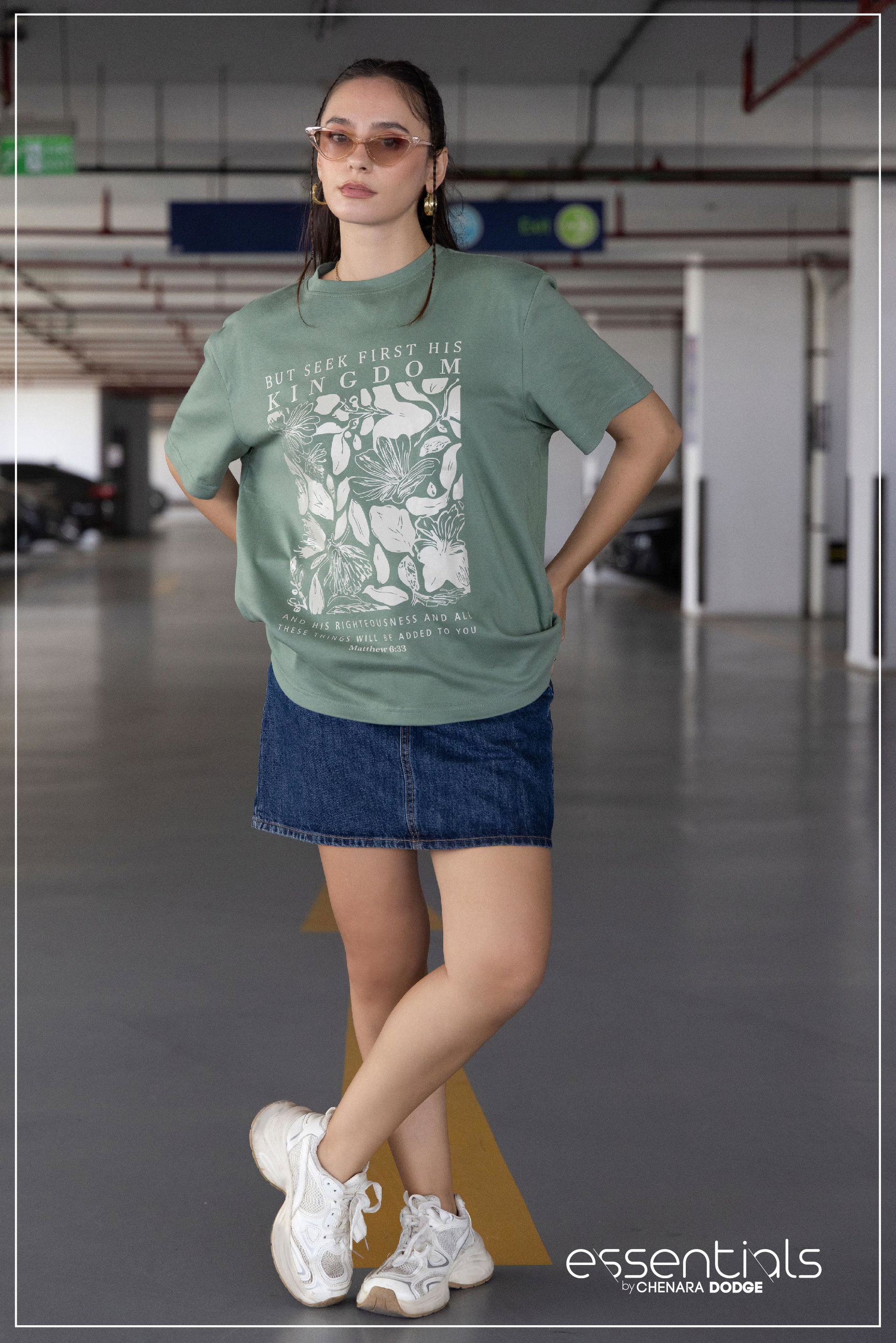 SLOANE DROP SHOULDER BAGGY T'SHIRT