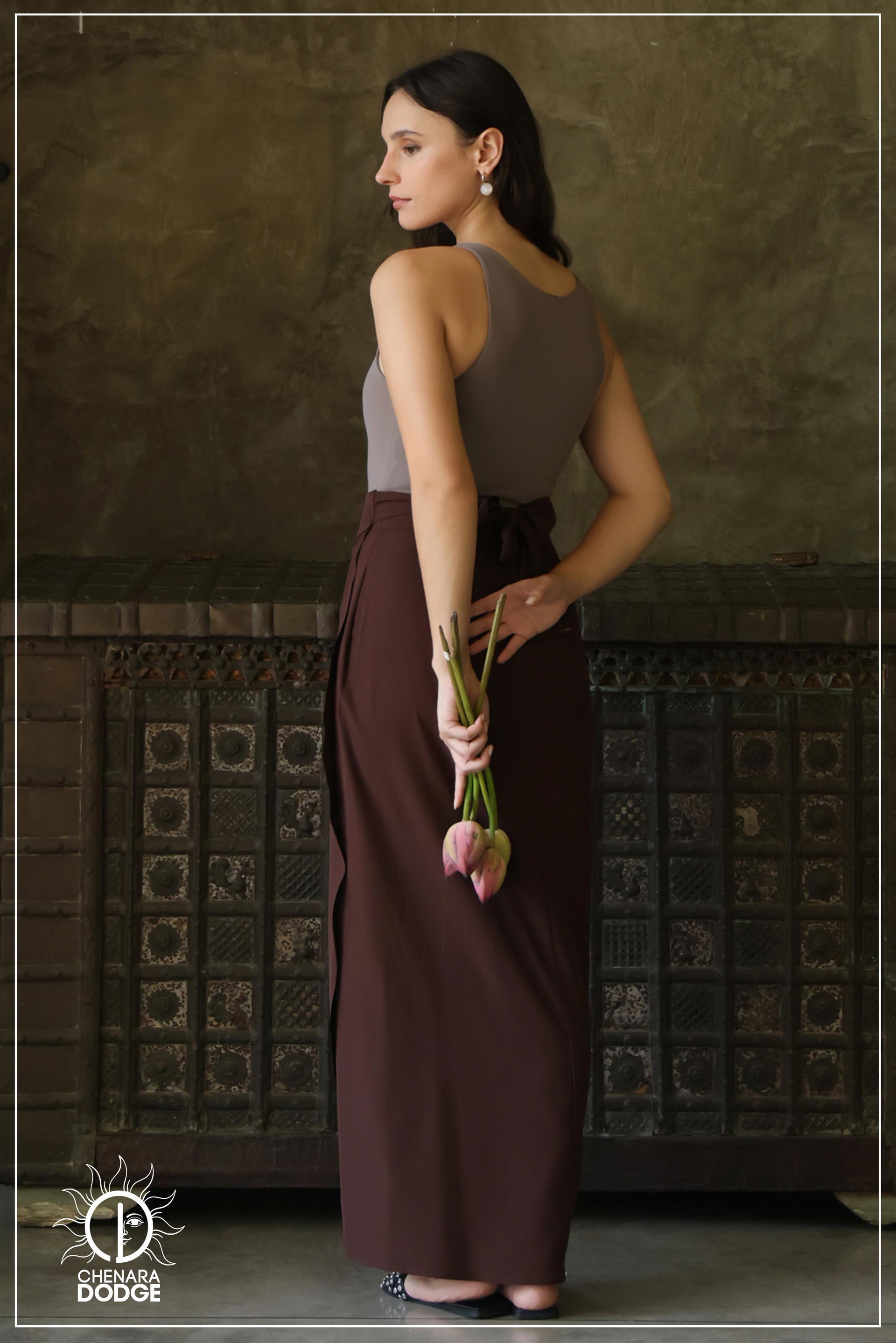 STACEY WRAP LUNGI SKIRT