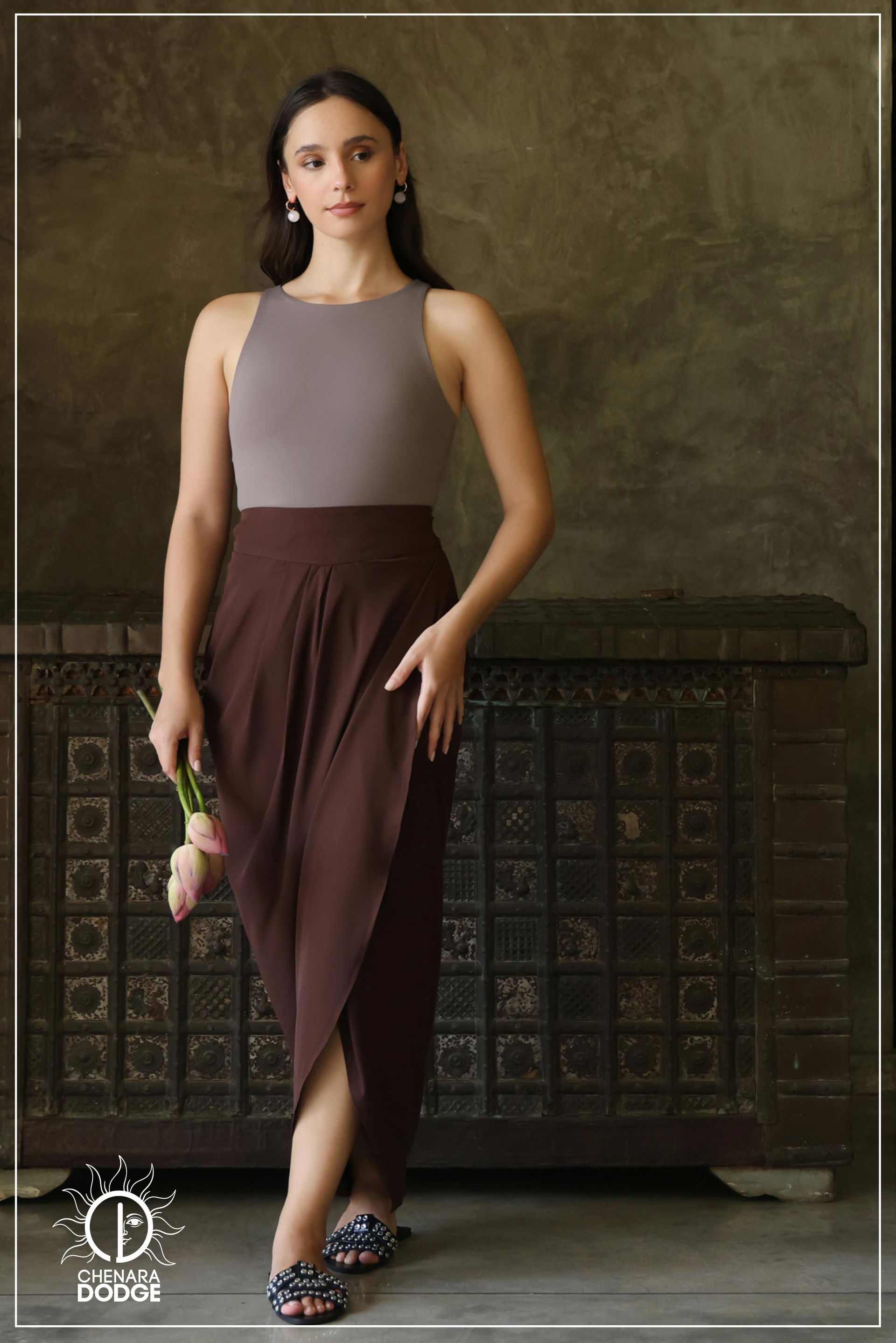 STACEY WRAP LUNGI SKIRT