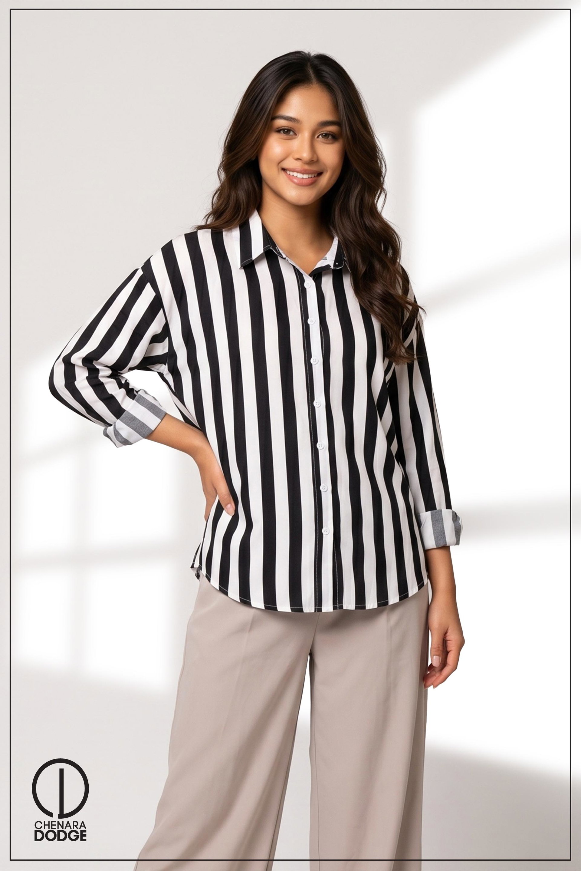 STEPHANIE DROP SHOULDER SHIRT