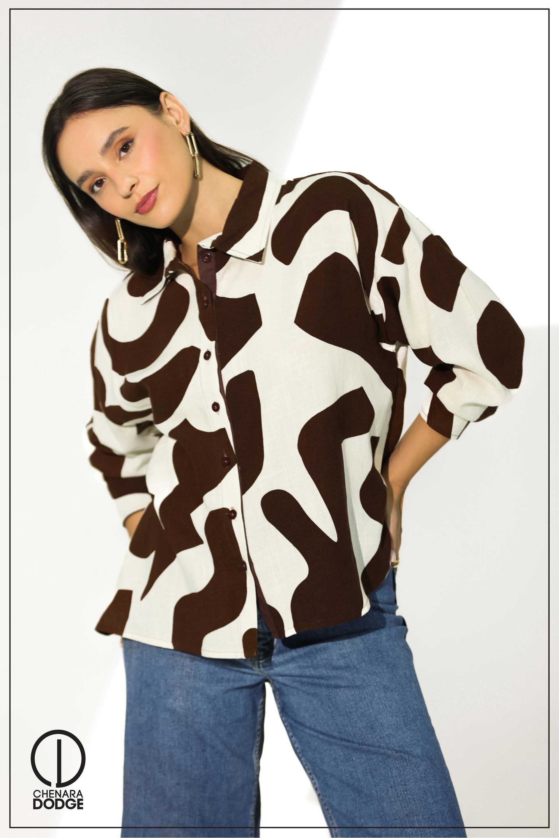 STEPHANIE PRINTED SHIRT