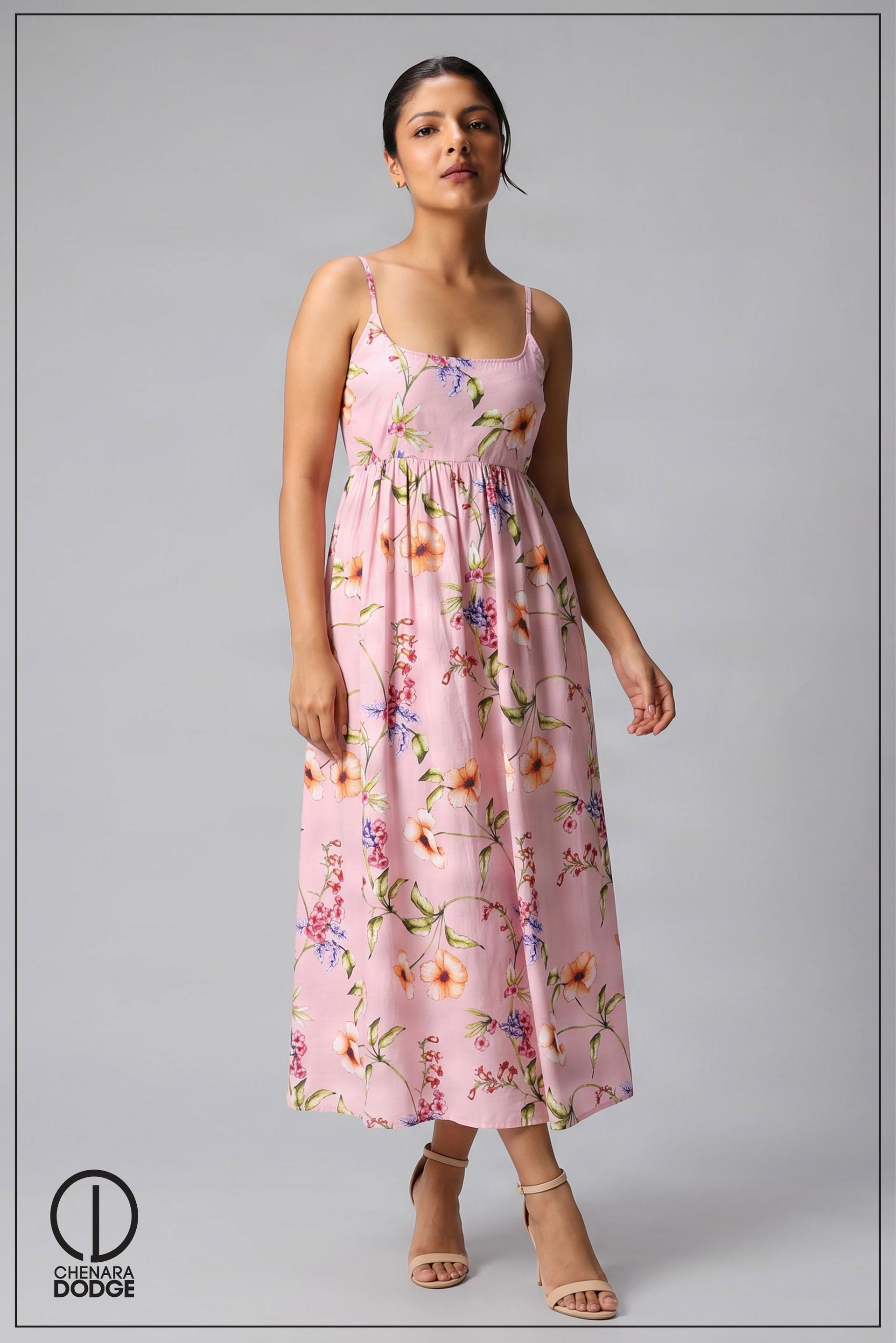 STRAPPY LONG MAXI DRESS