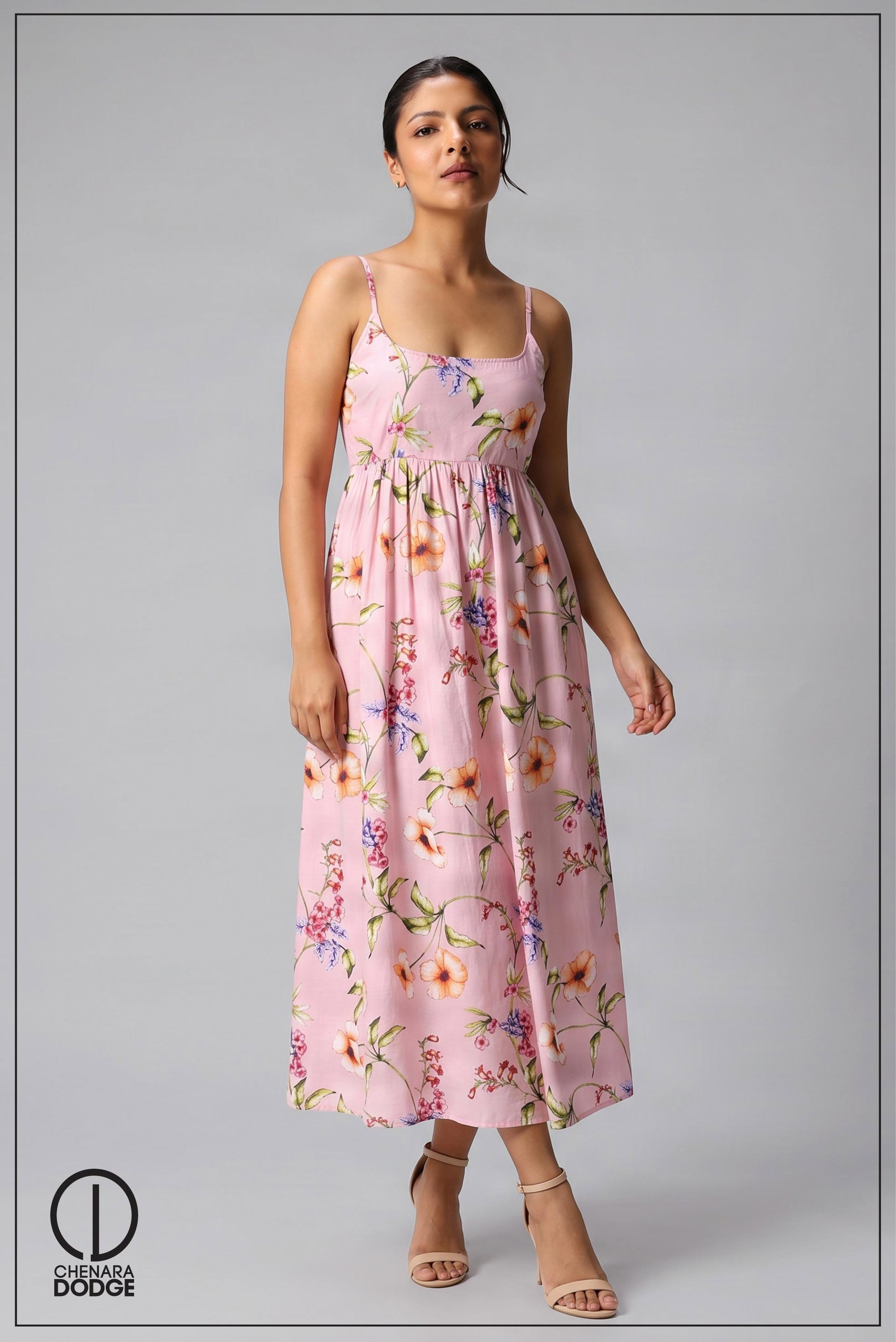 STRAPPY LONG MAXI DRESS