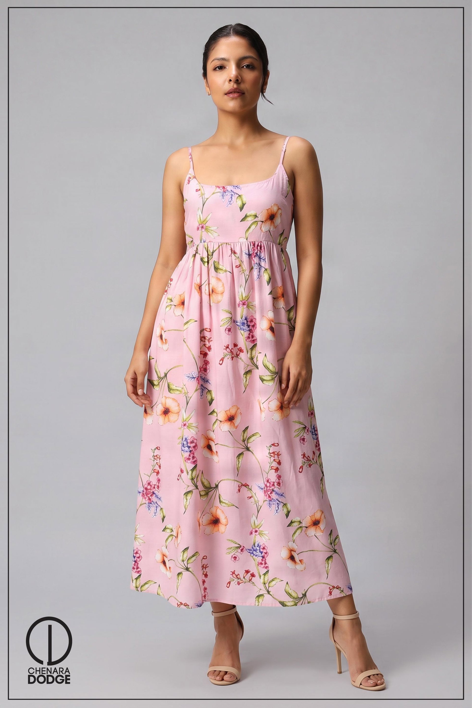 STRAPPY LONG MAXI DRESS