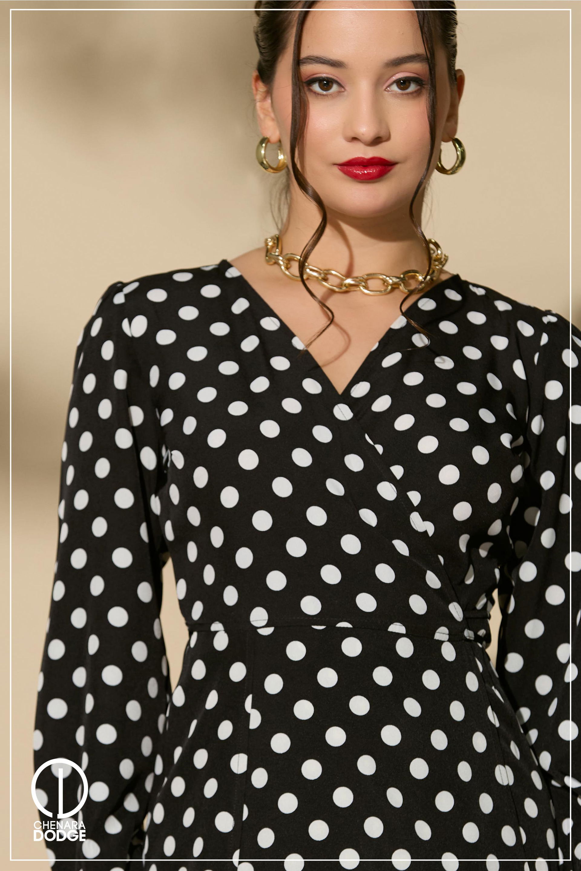 SUSAN WRAP MIDI DRESS