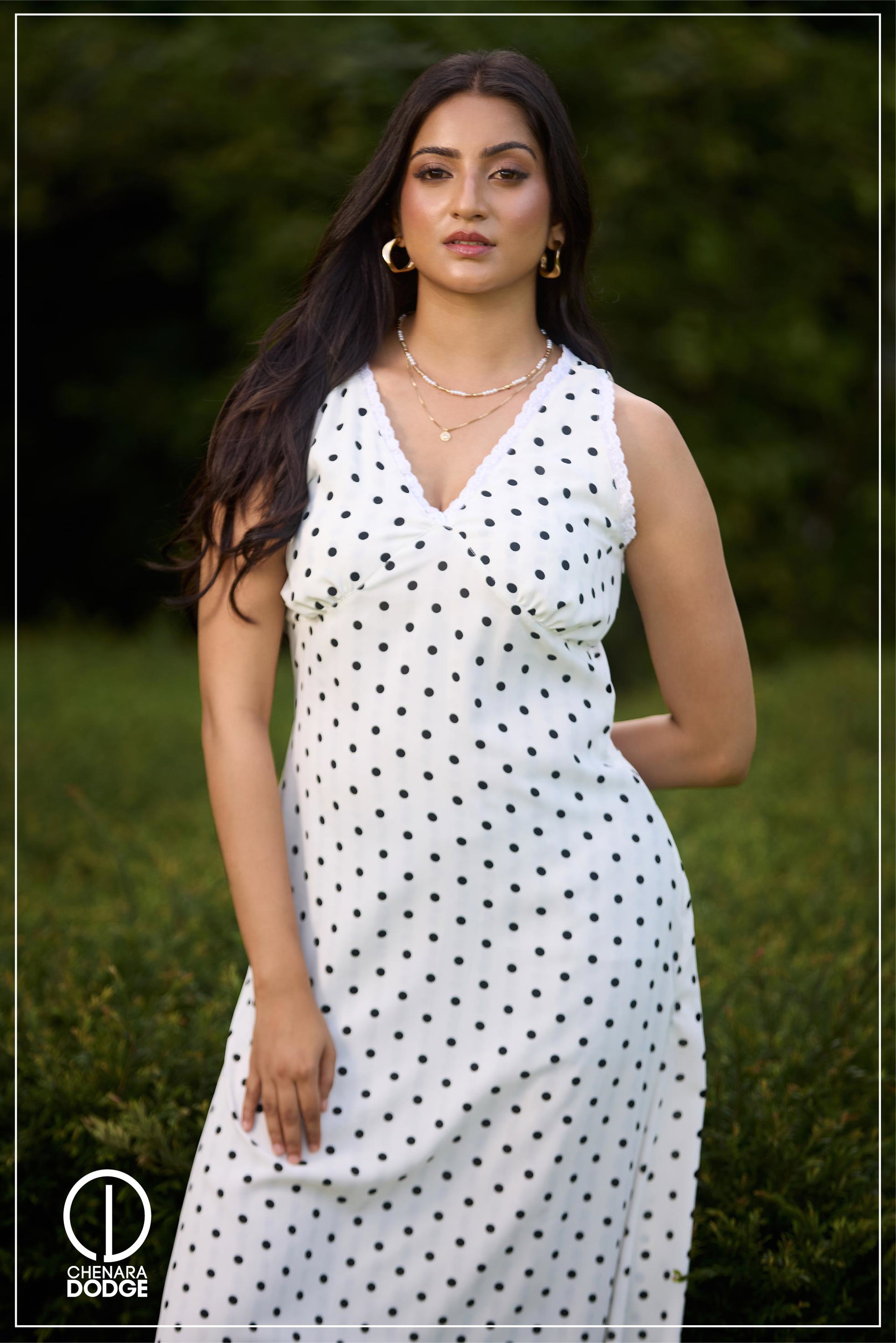 TABITHA V NECK MAXI DRESS