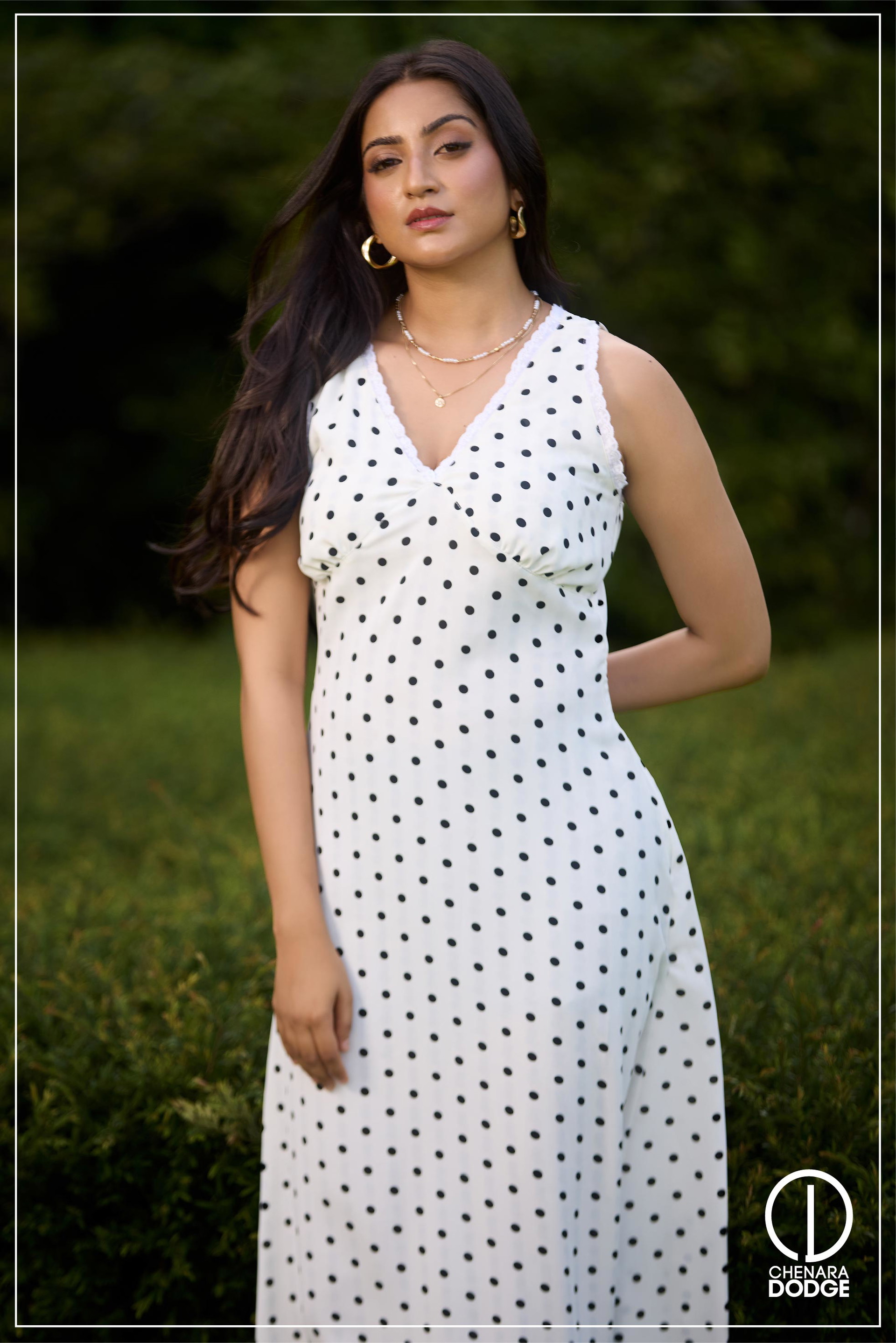 TABITHA V NECK MAXI DRESS
