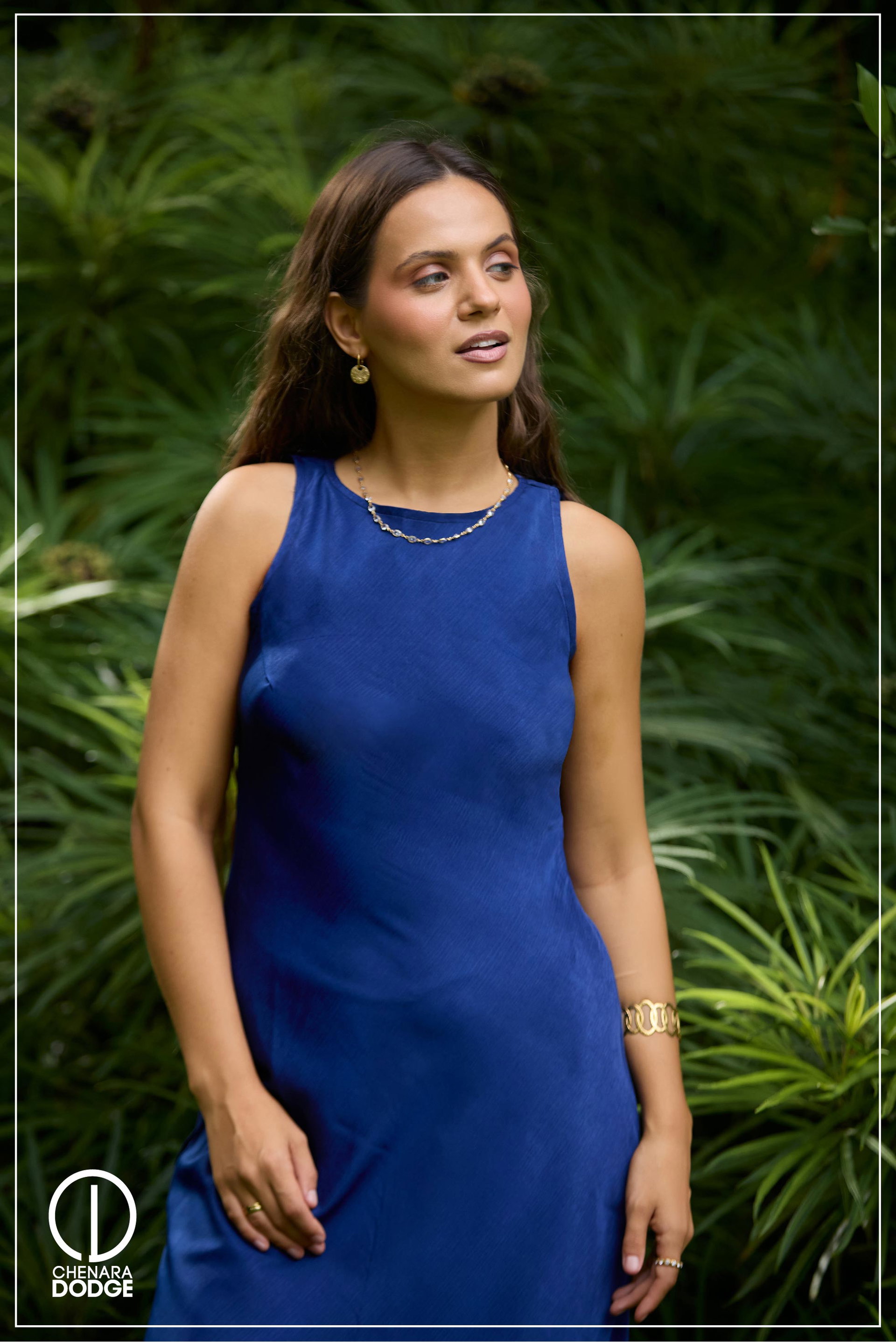 TALISHA ROUND NECK MAXI DRESS