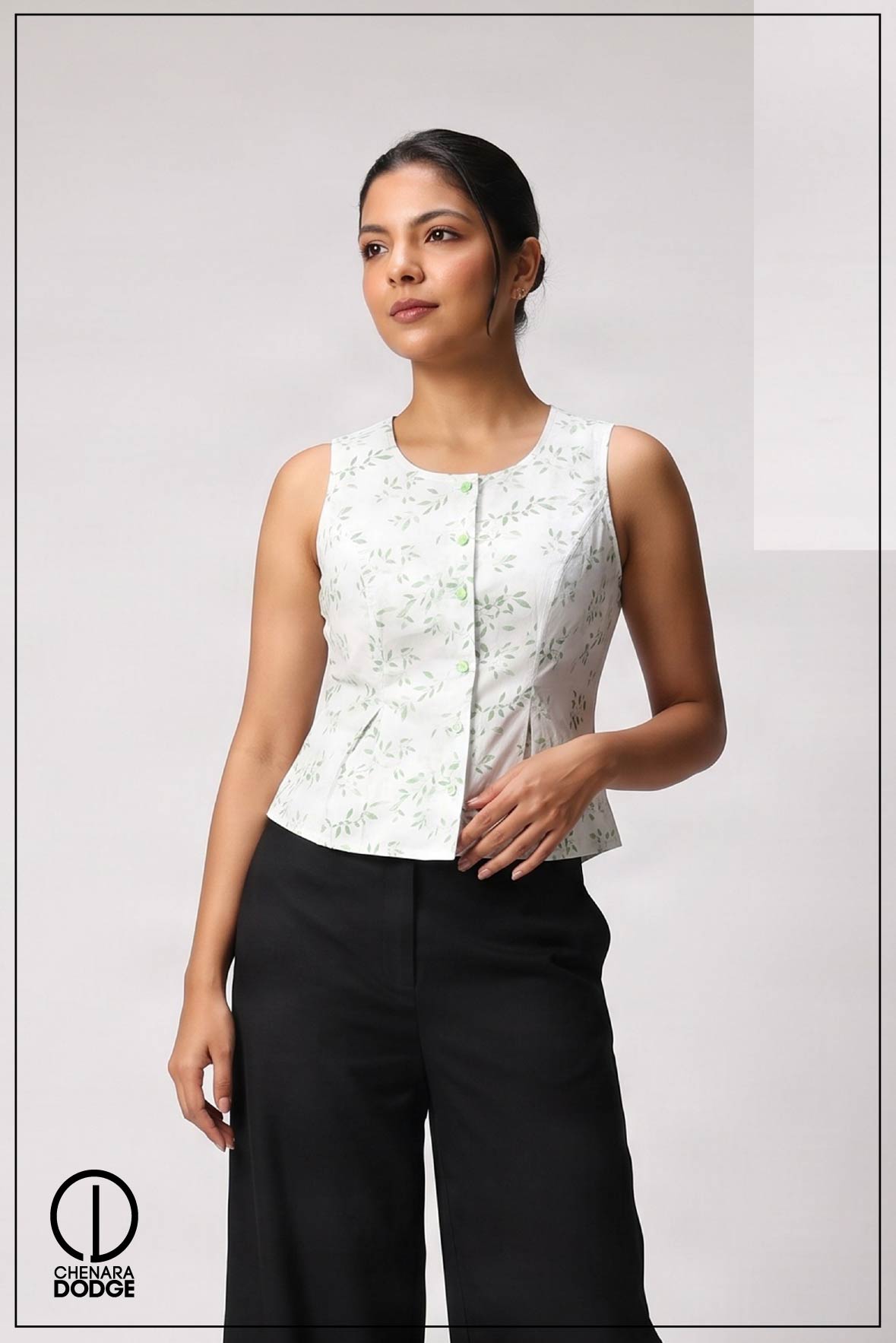 TANIYA ROUND NECK TOP