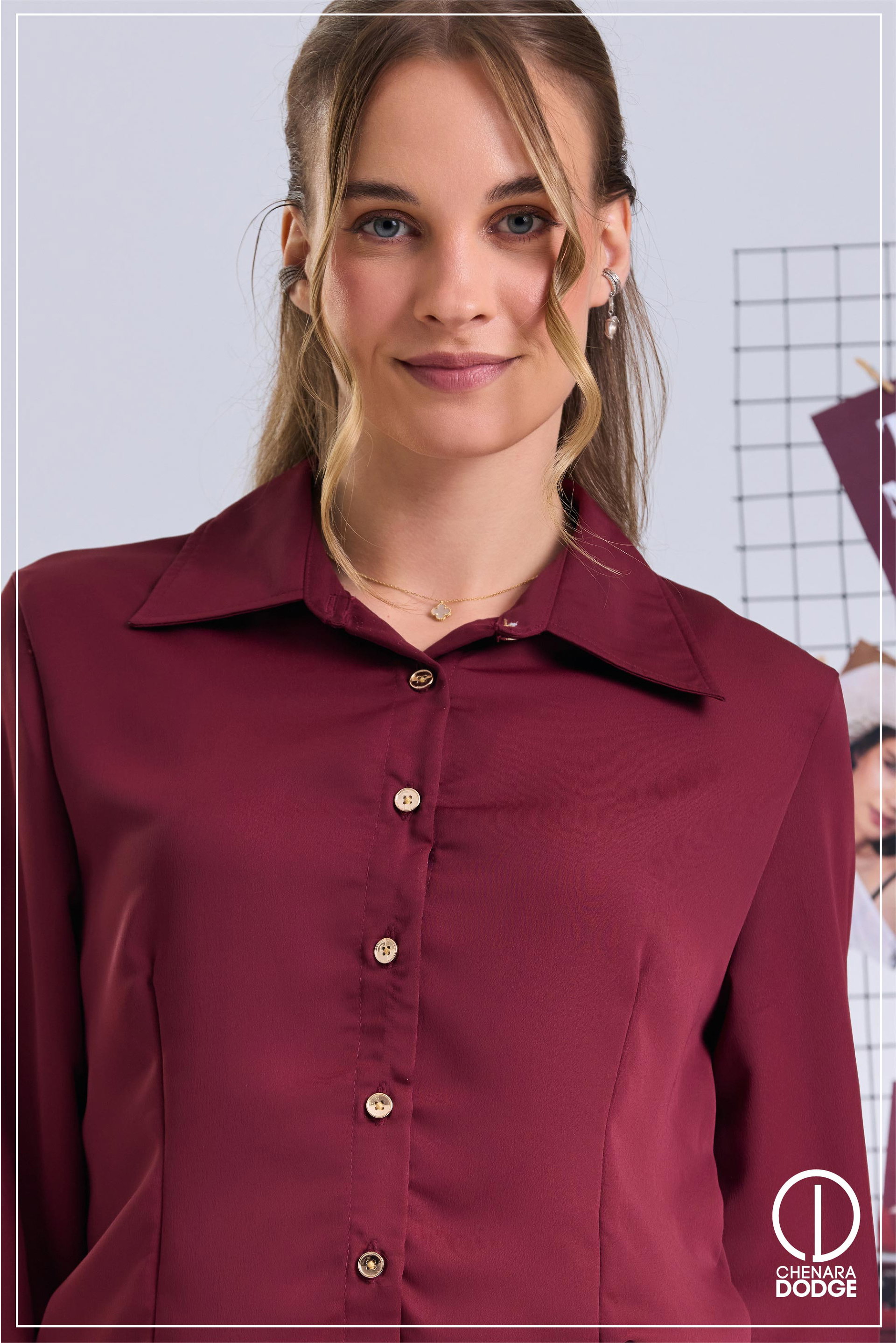 TARA LONG SLEEVE BUTTON DOWN SHIRT