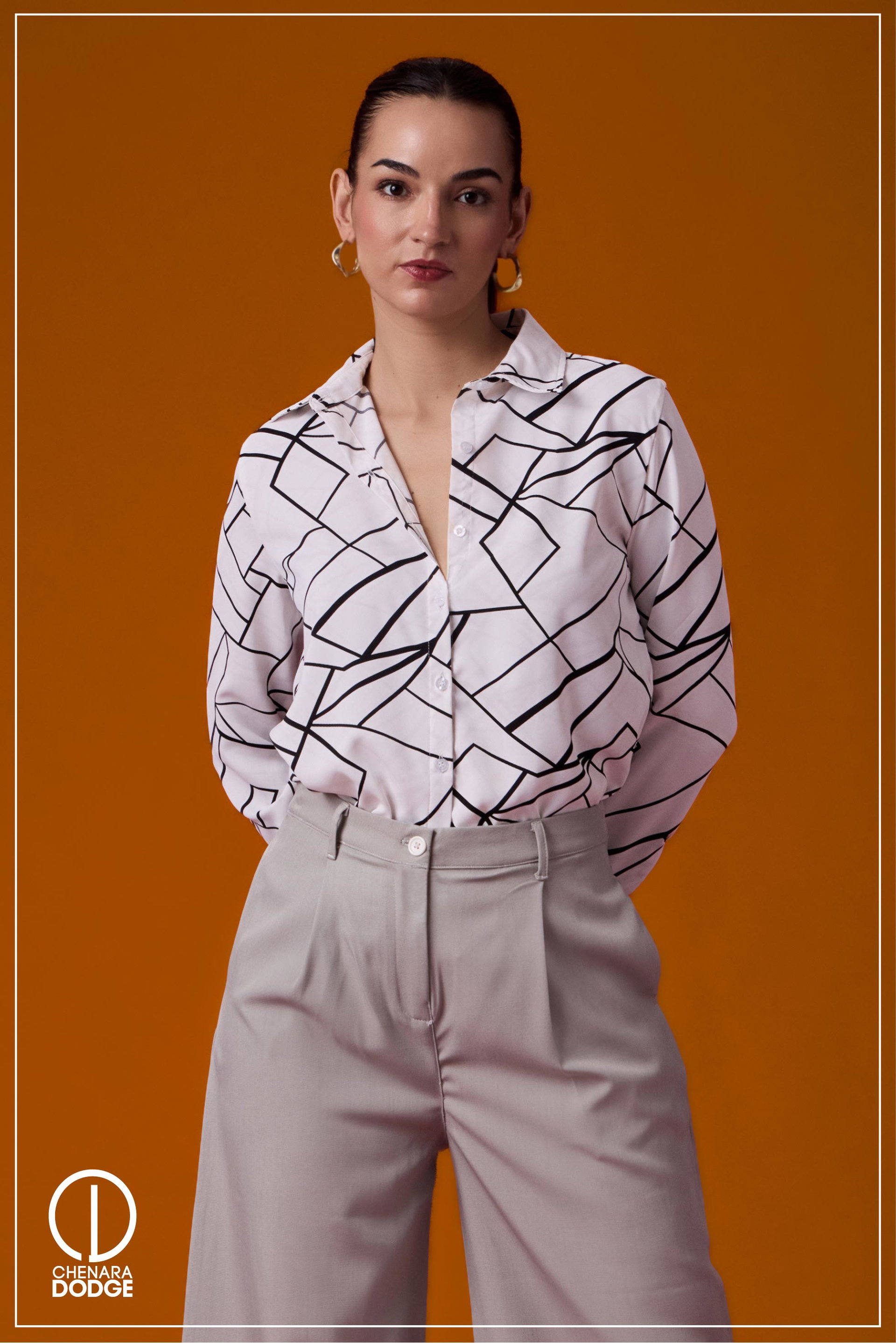 TARA LONG SLEEVE BUTTON DOWN SHIRT