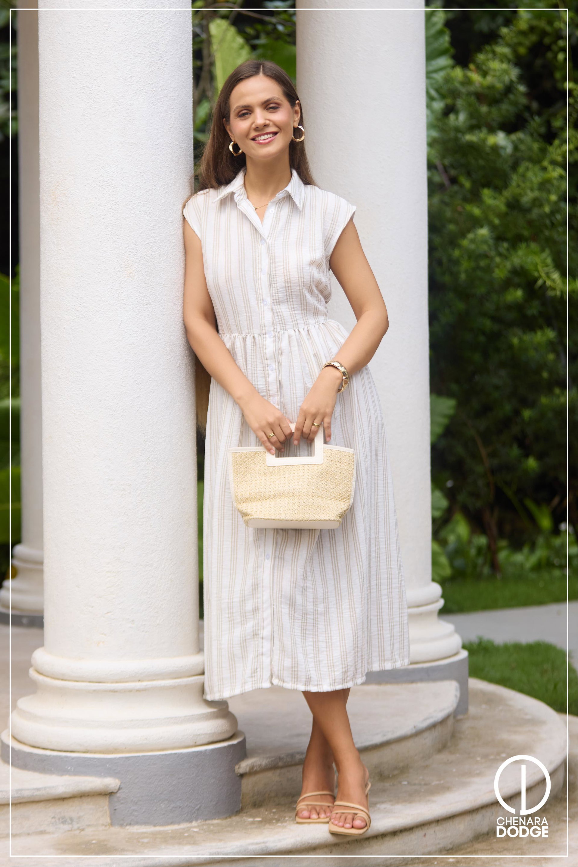 TARA SLEEVELESS MIDI DRESS