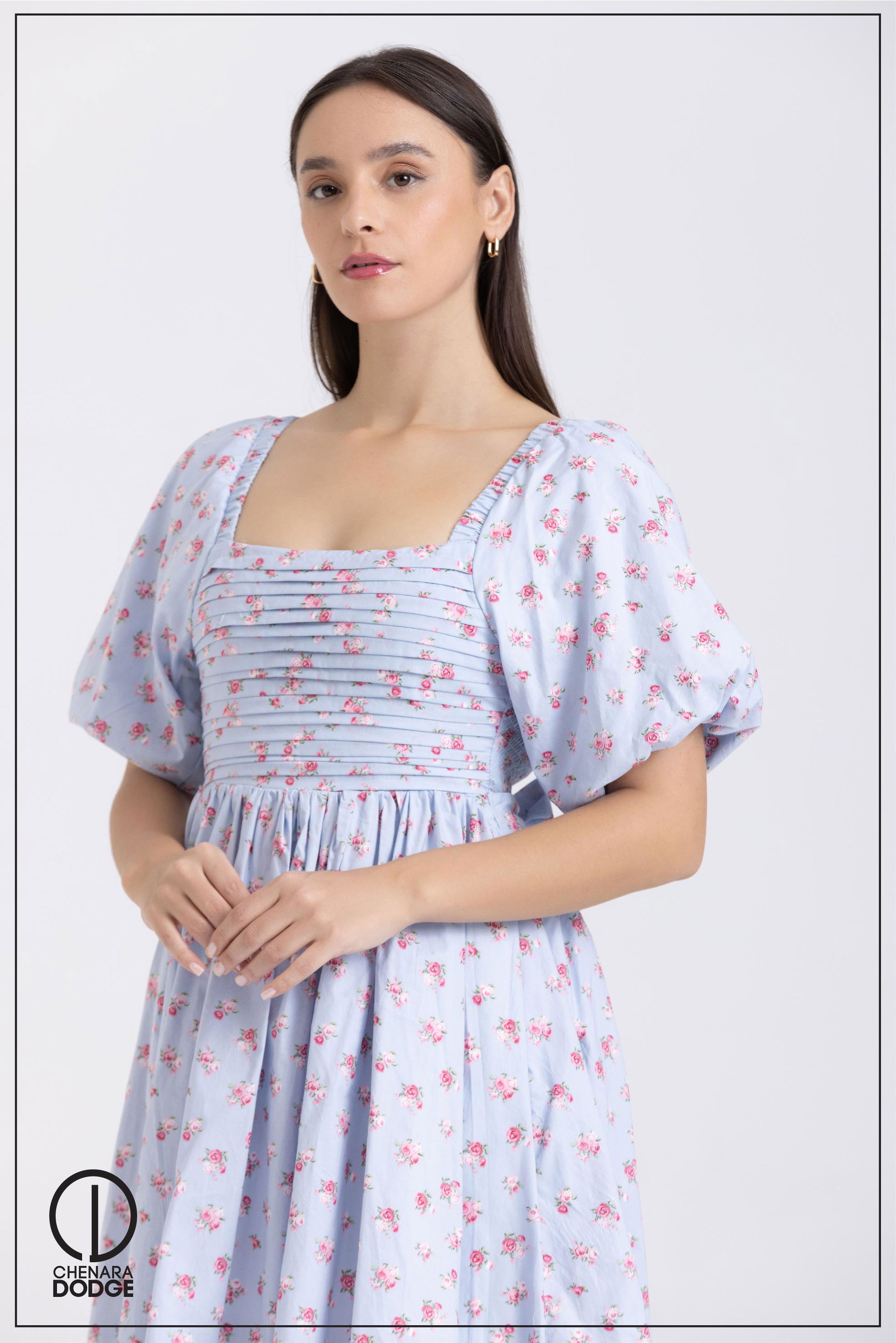 TATUM PLEATED MINI DRESS