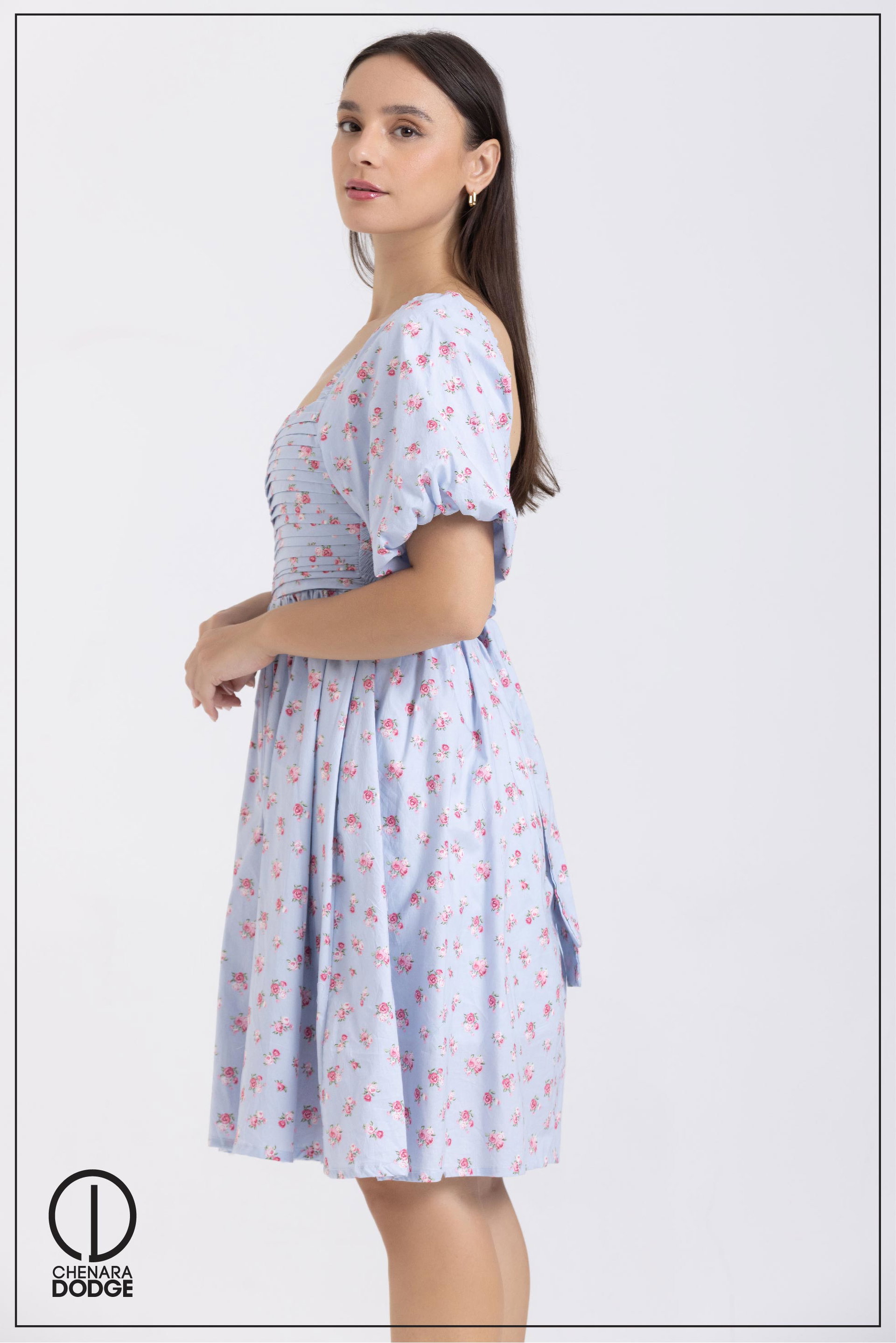 TATUM PLEATED MINI DRESS