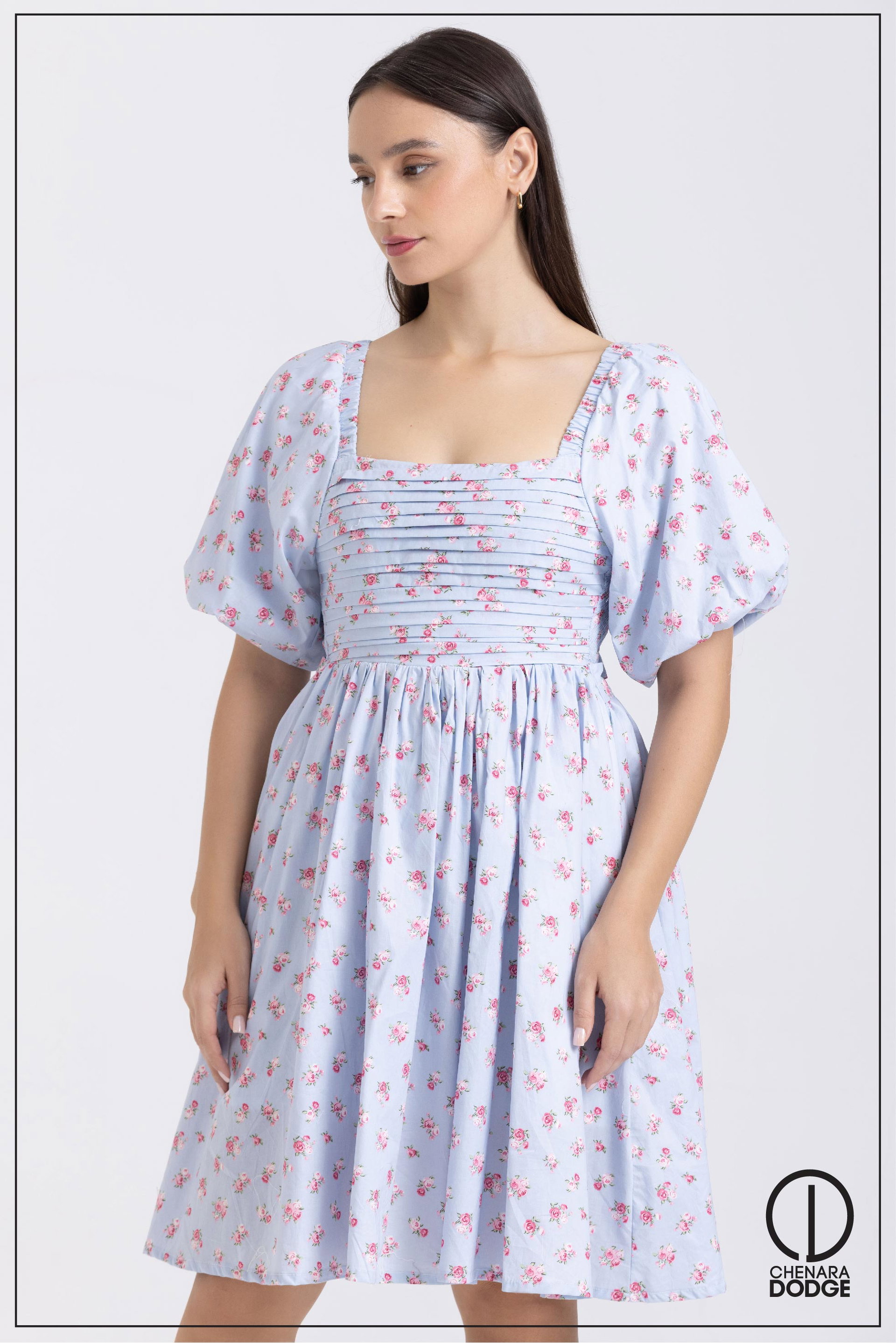 TATUM PLEATED MINI DRESS