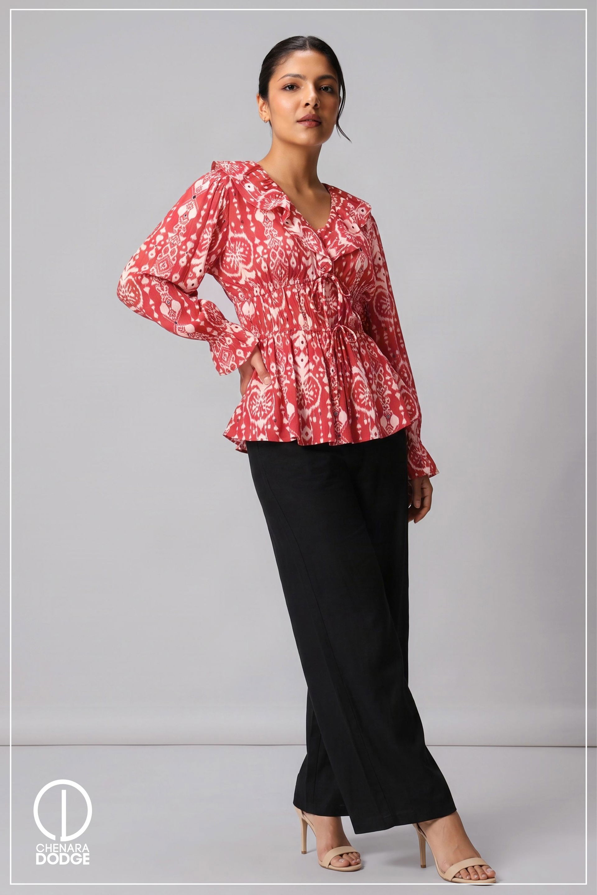 TEHARA LONG SLEEVE CASUAL TOP