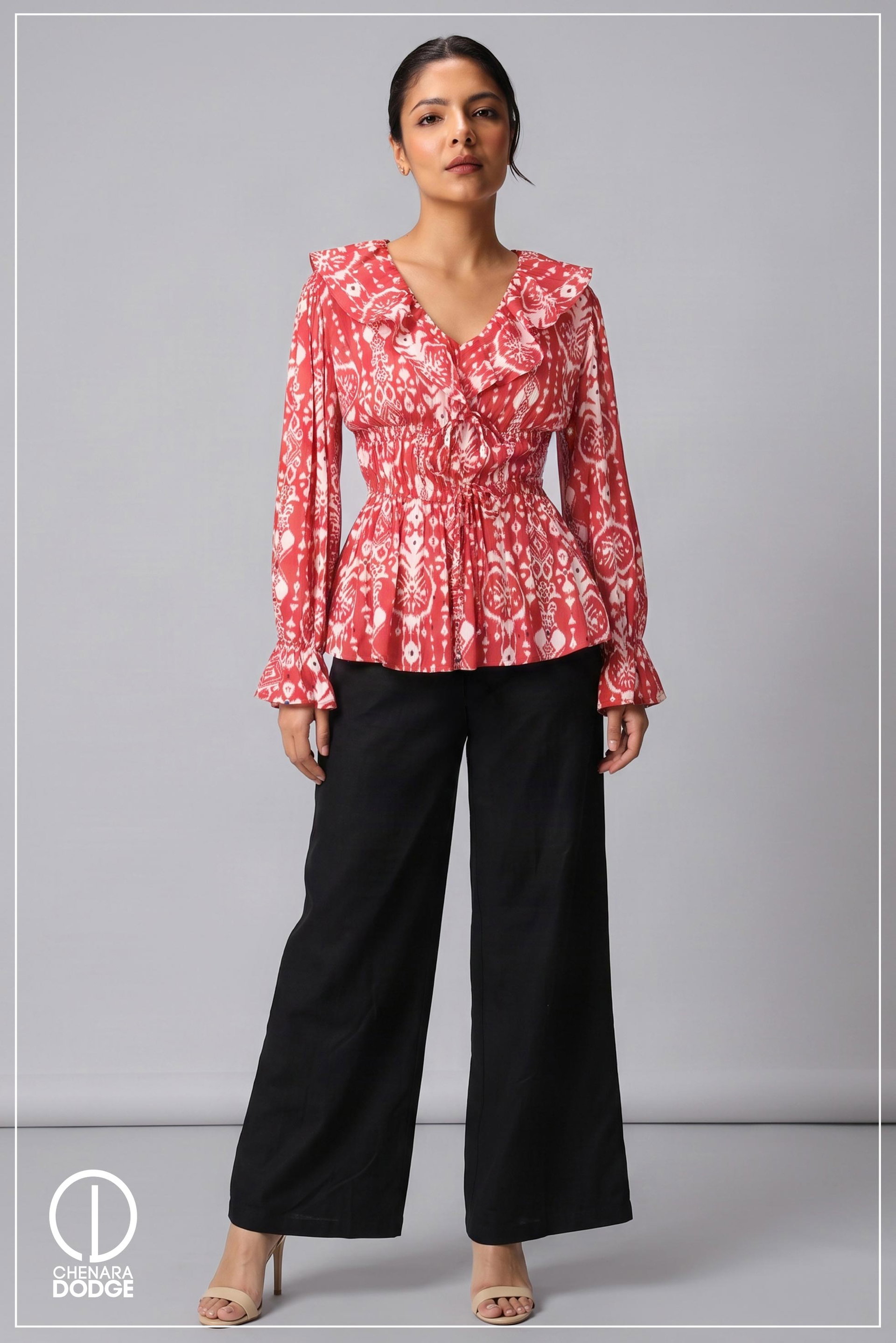 TEHARA LONG SLEEVE CASUAL TOP