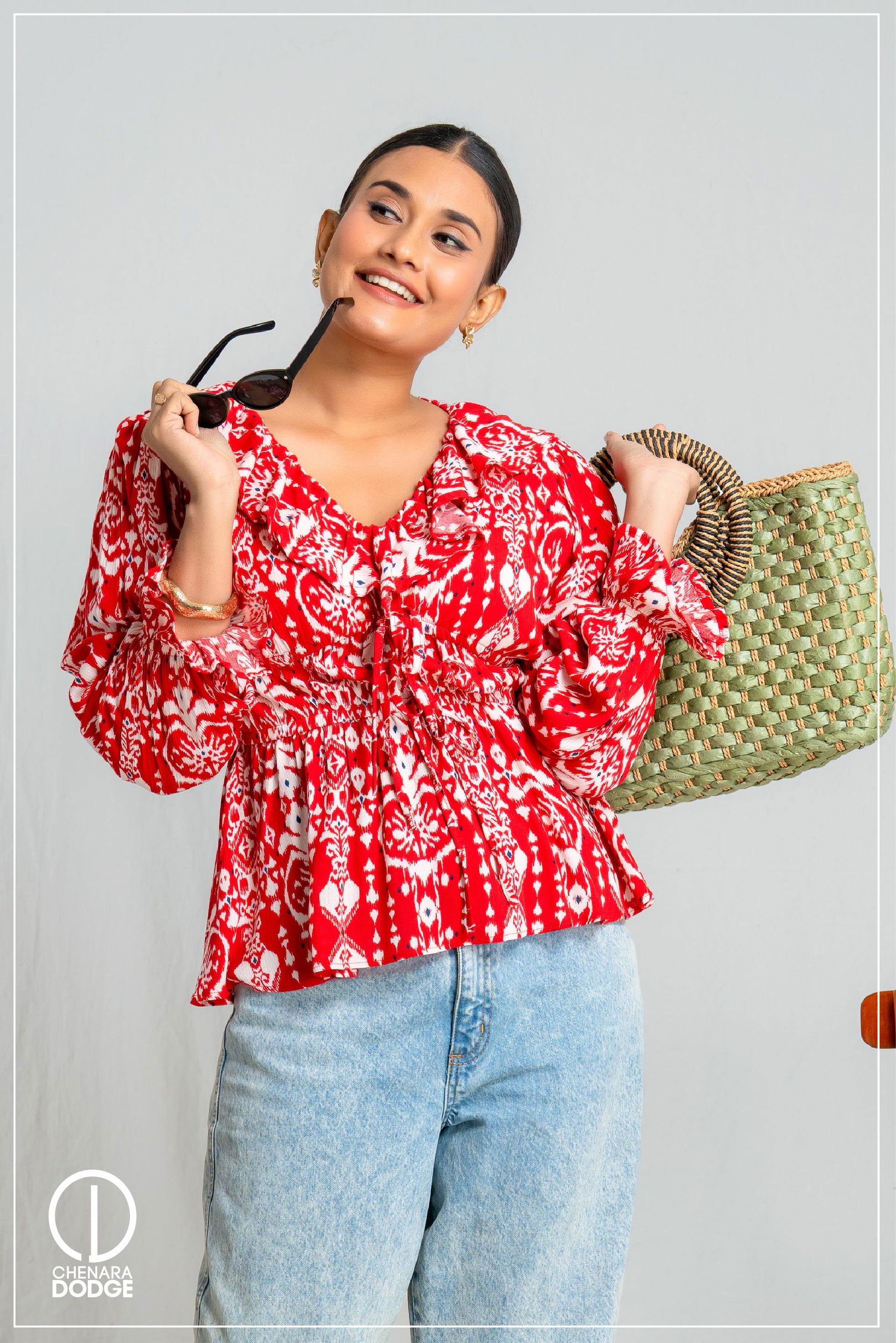 TEHARA LONG SLEEVE CASUAL TOP