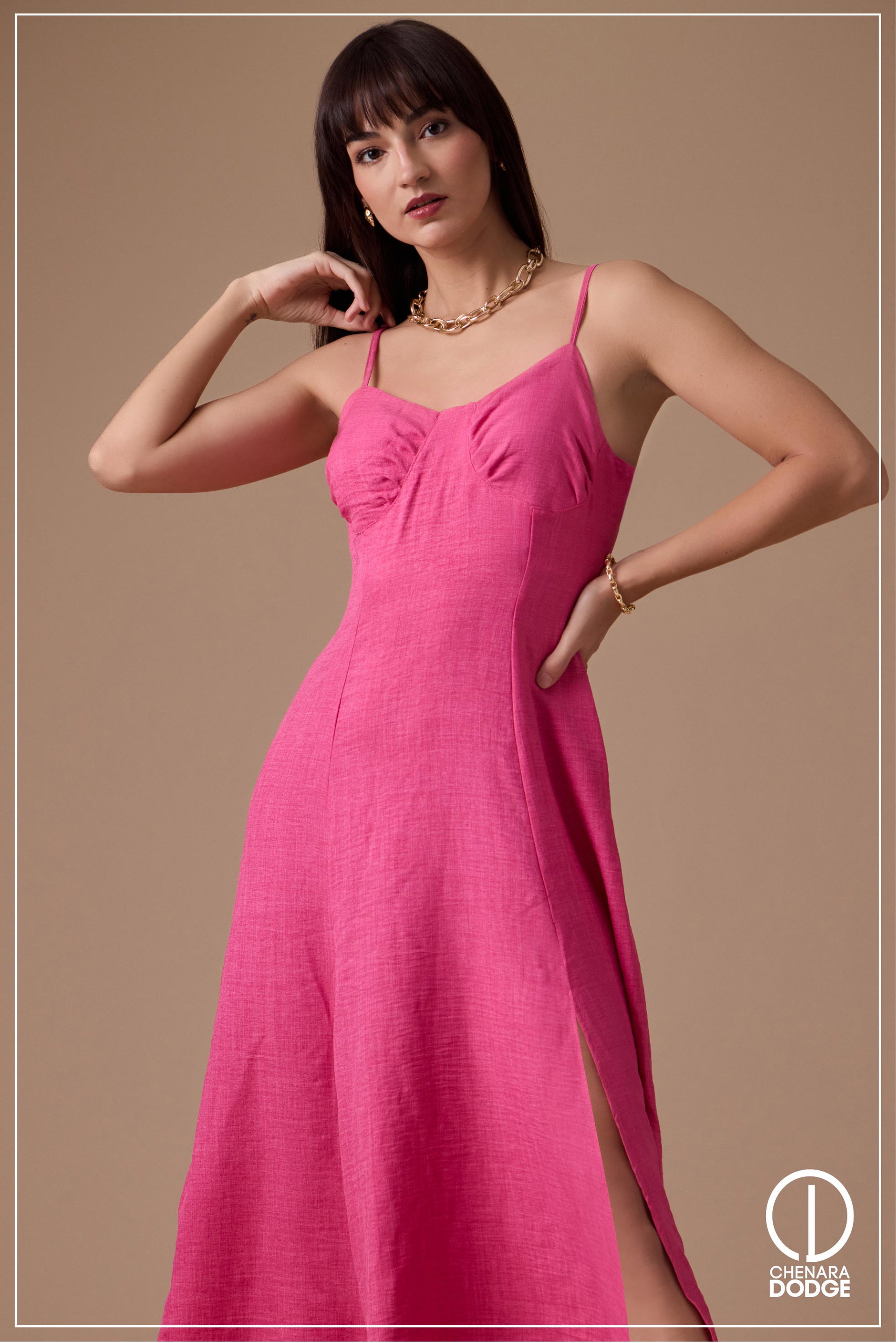 THERESA SLEEVELESS MIDI DRESS