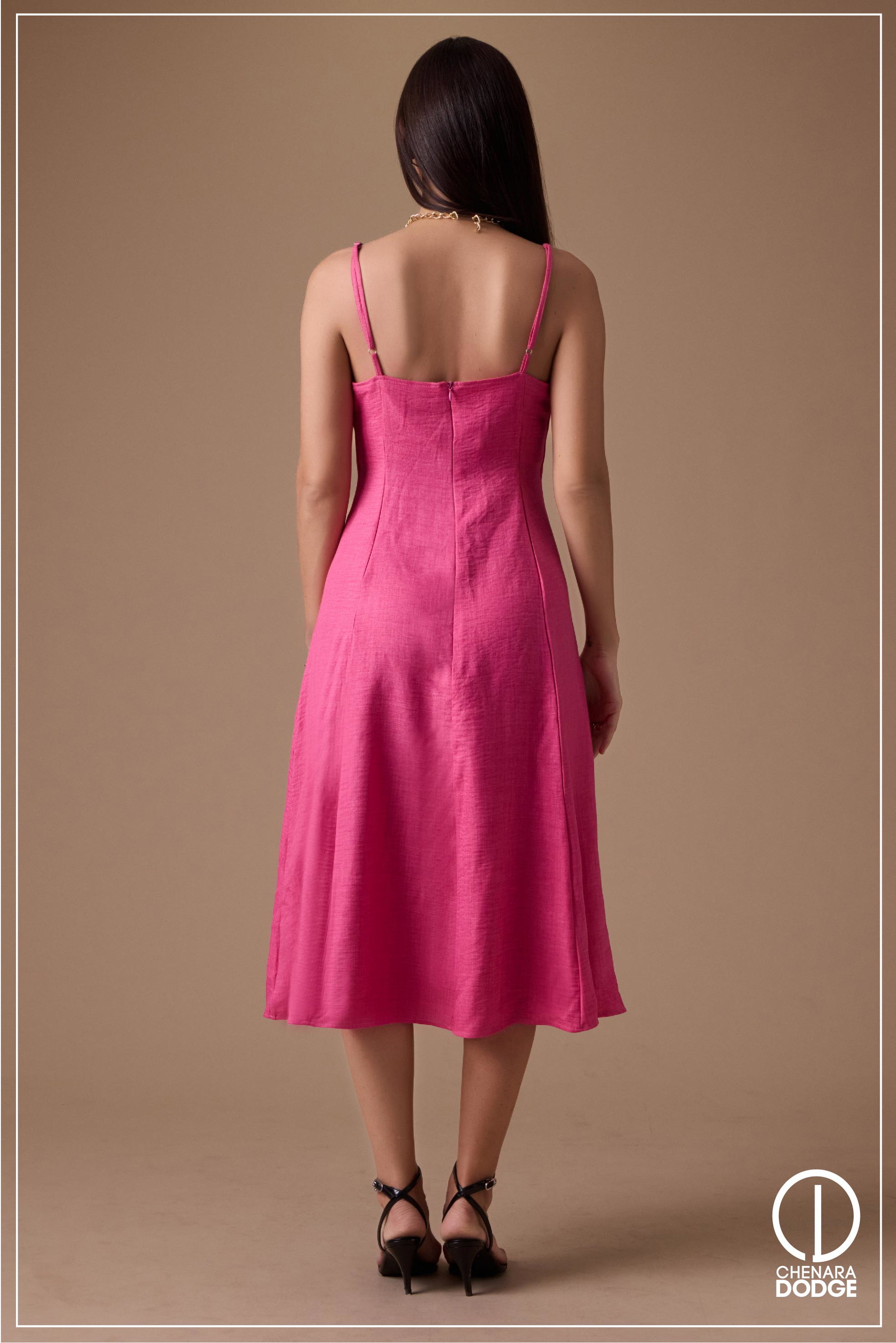 THERESA SLEEVELESS MIDI DRESS