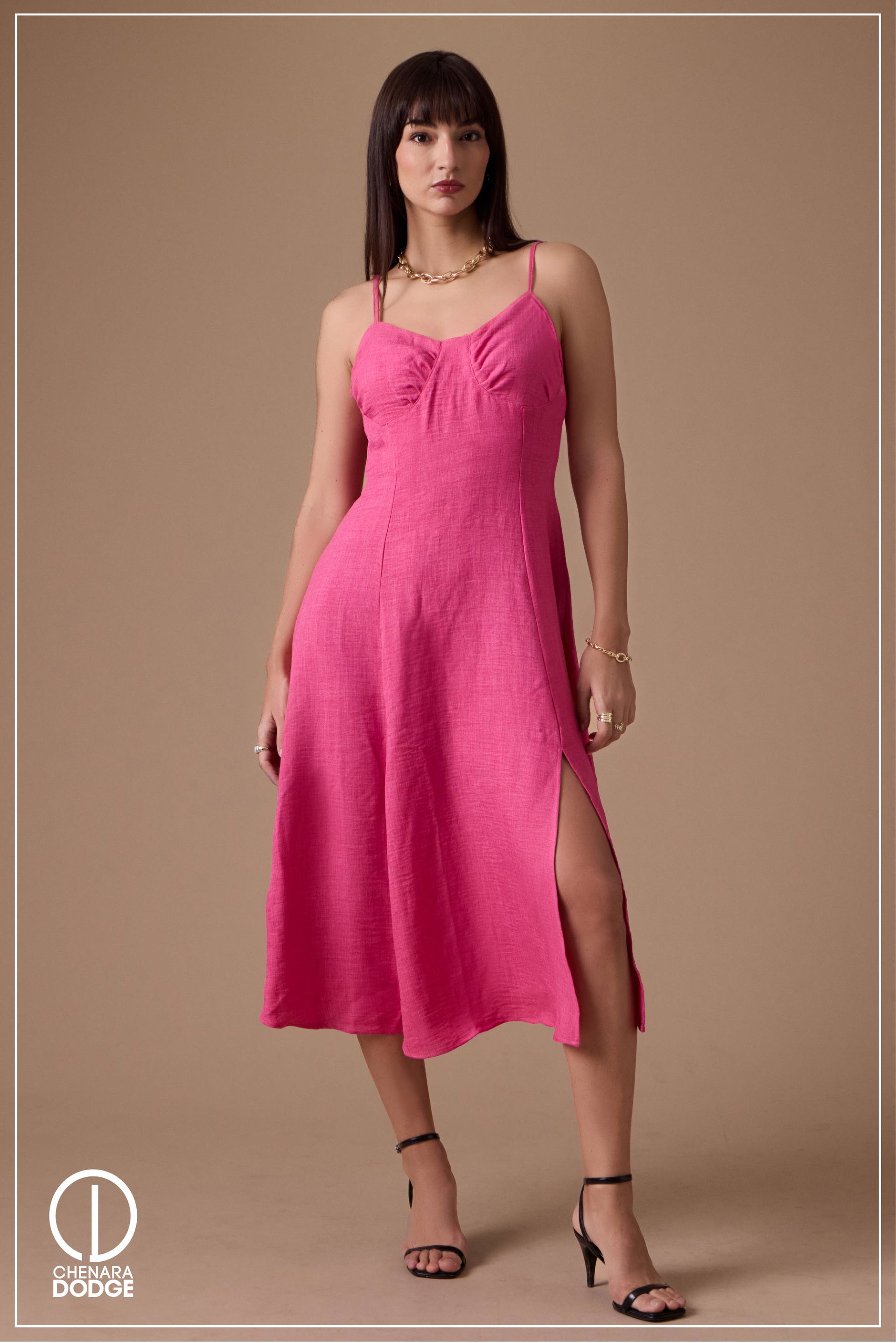 THERESA SLEEVELESS MIDI DRESS