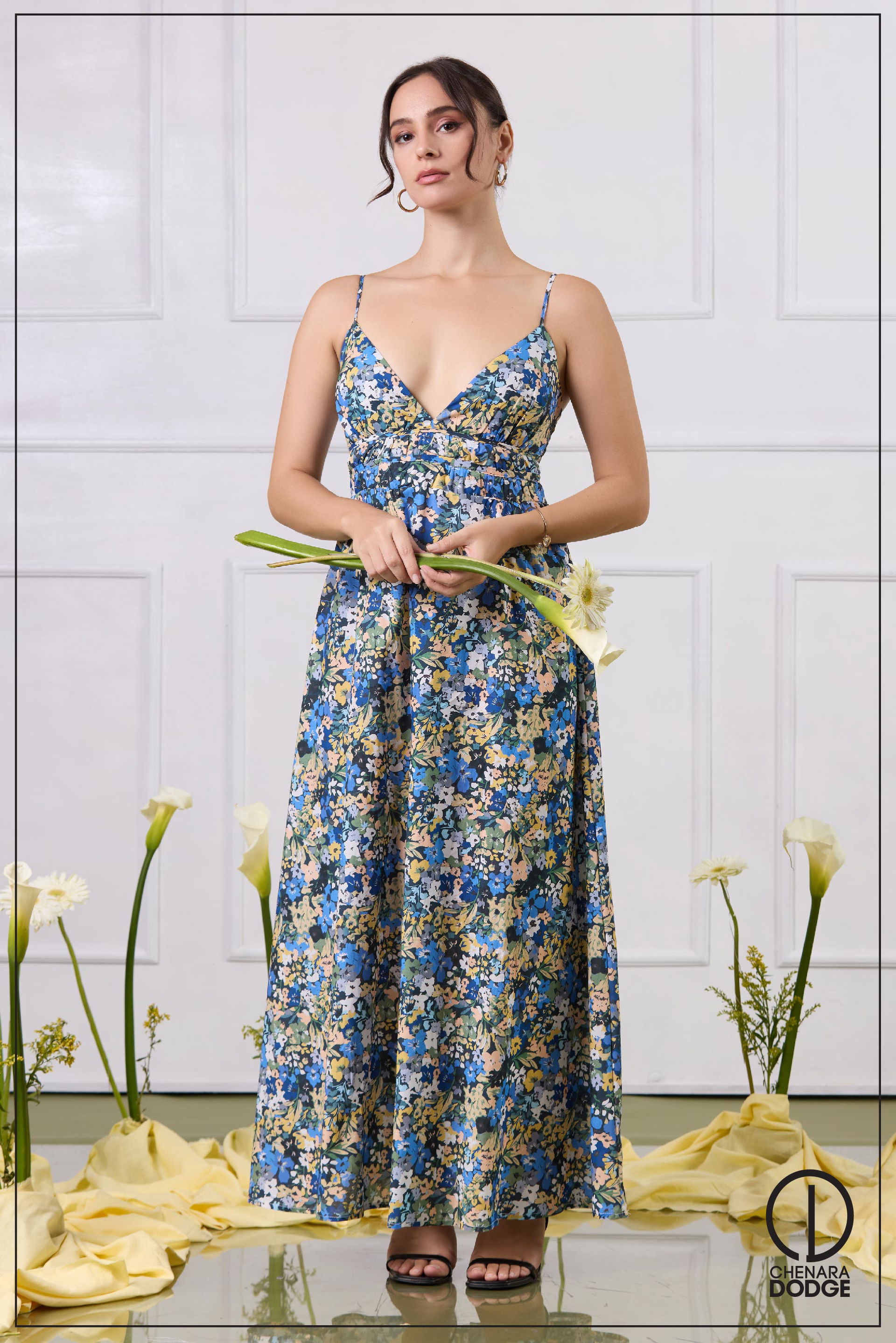 THERESE STRAP MAXI DRESS