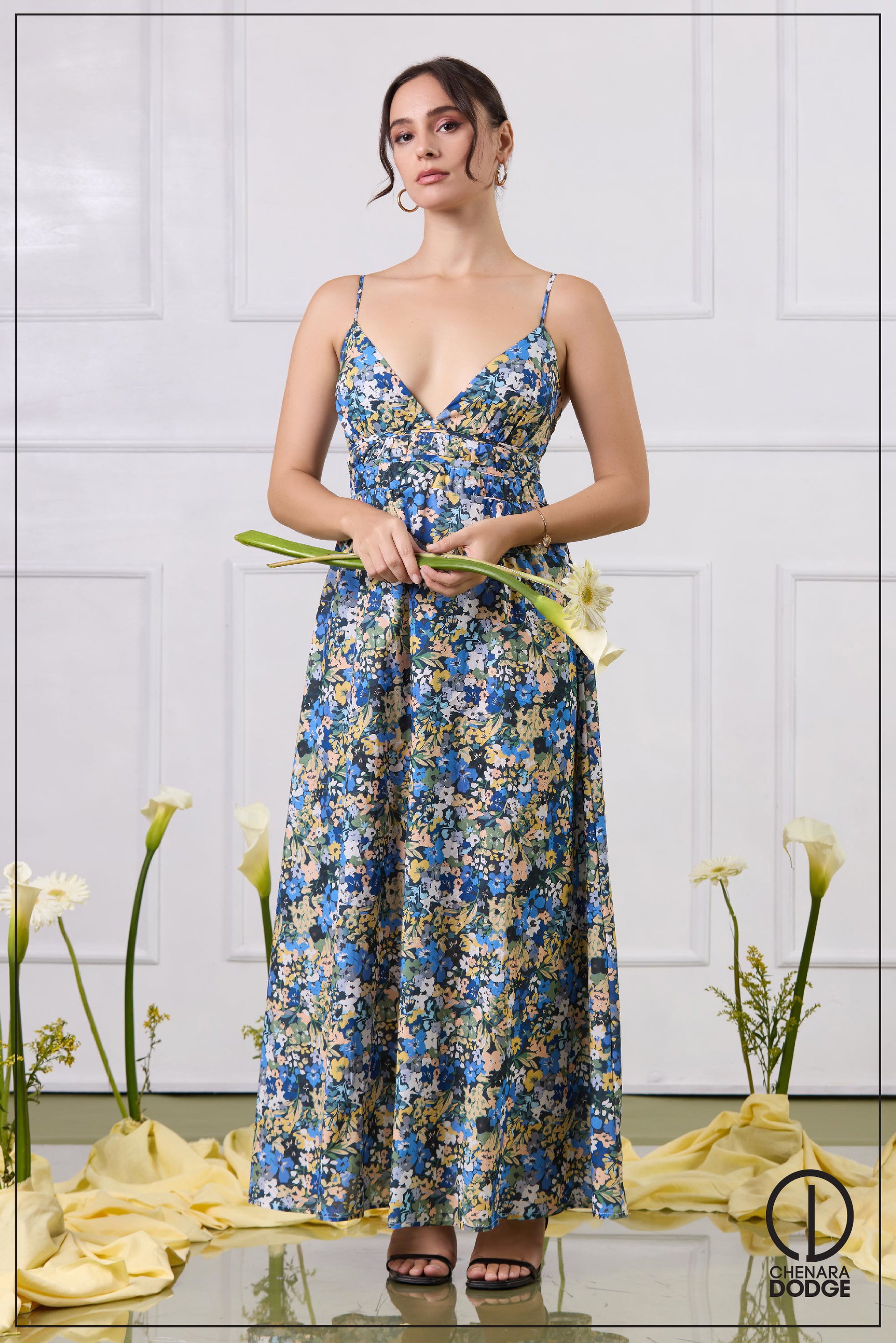 THERESE STRAP MAXI DRESS