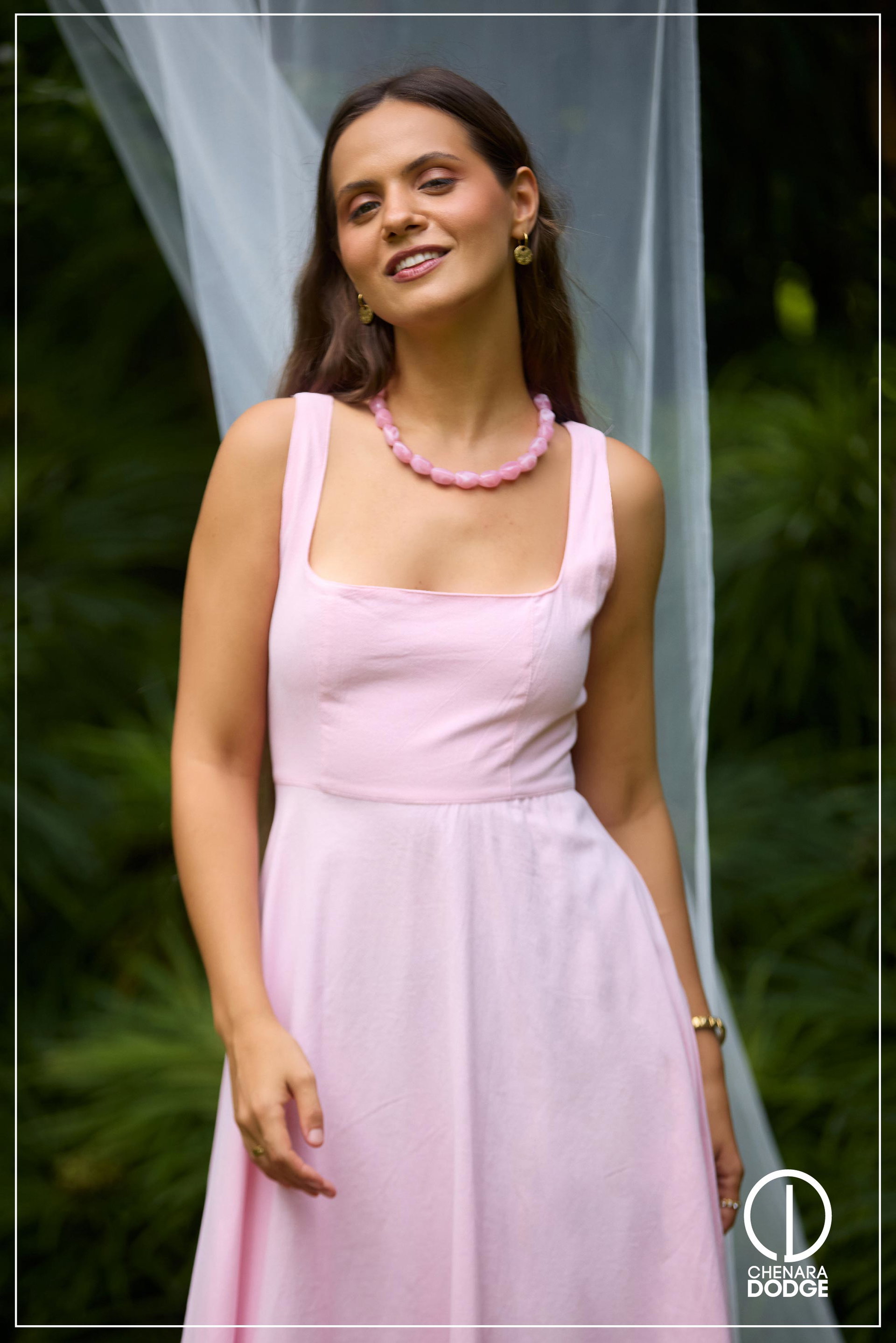 TIFFANY SQUARE NECK MAXI DRESS