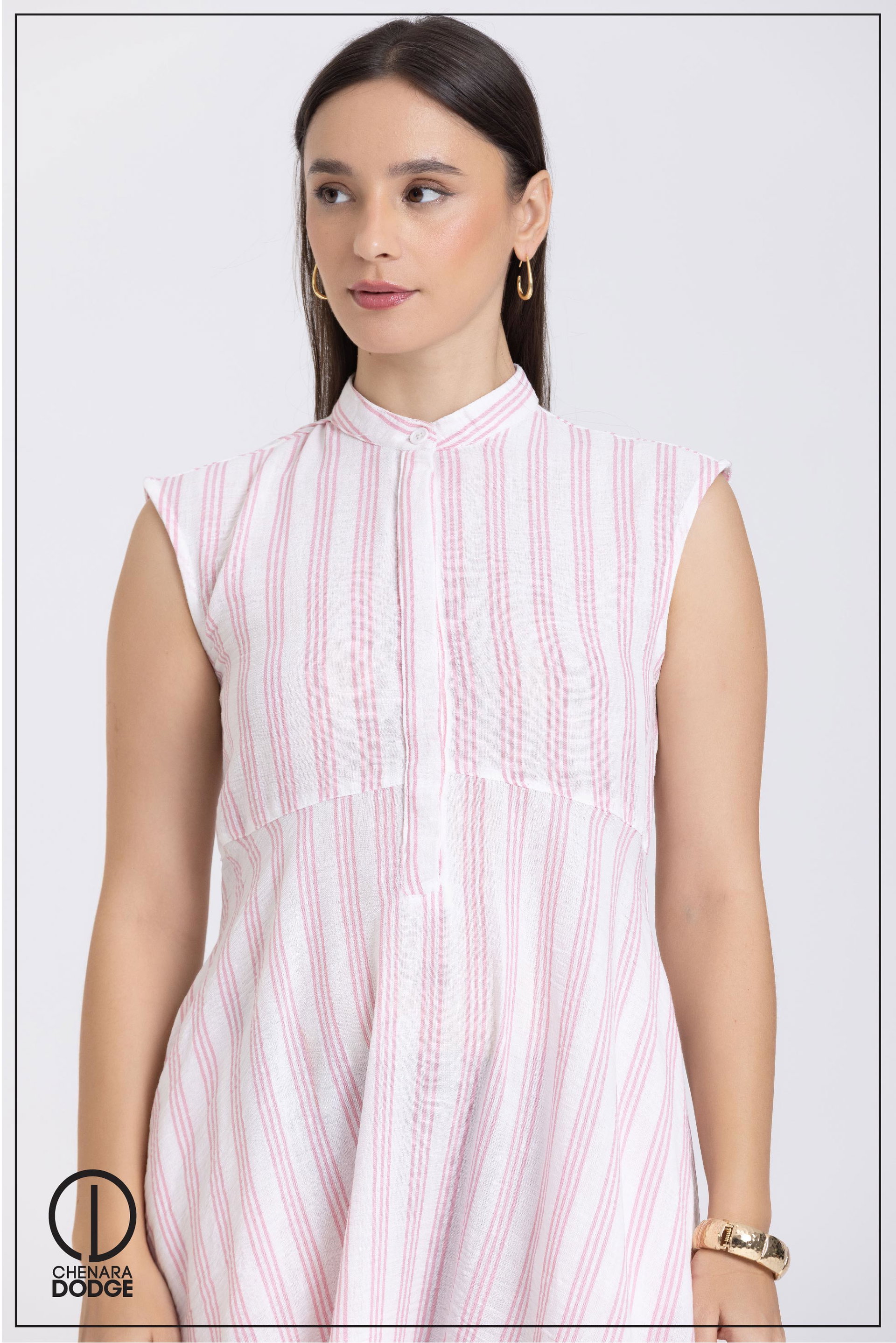 VALERIE HIGH NECK MIDI DRESS