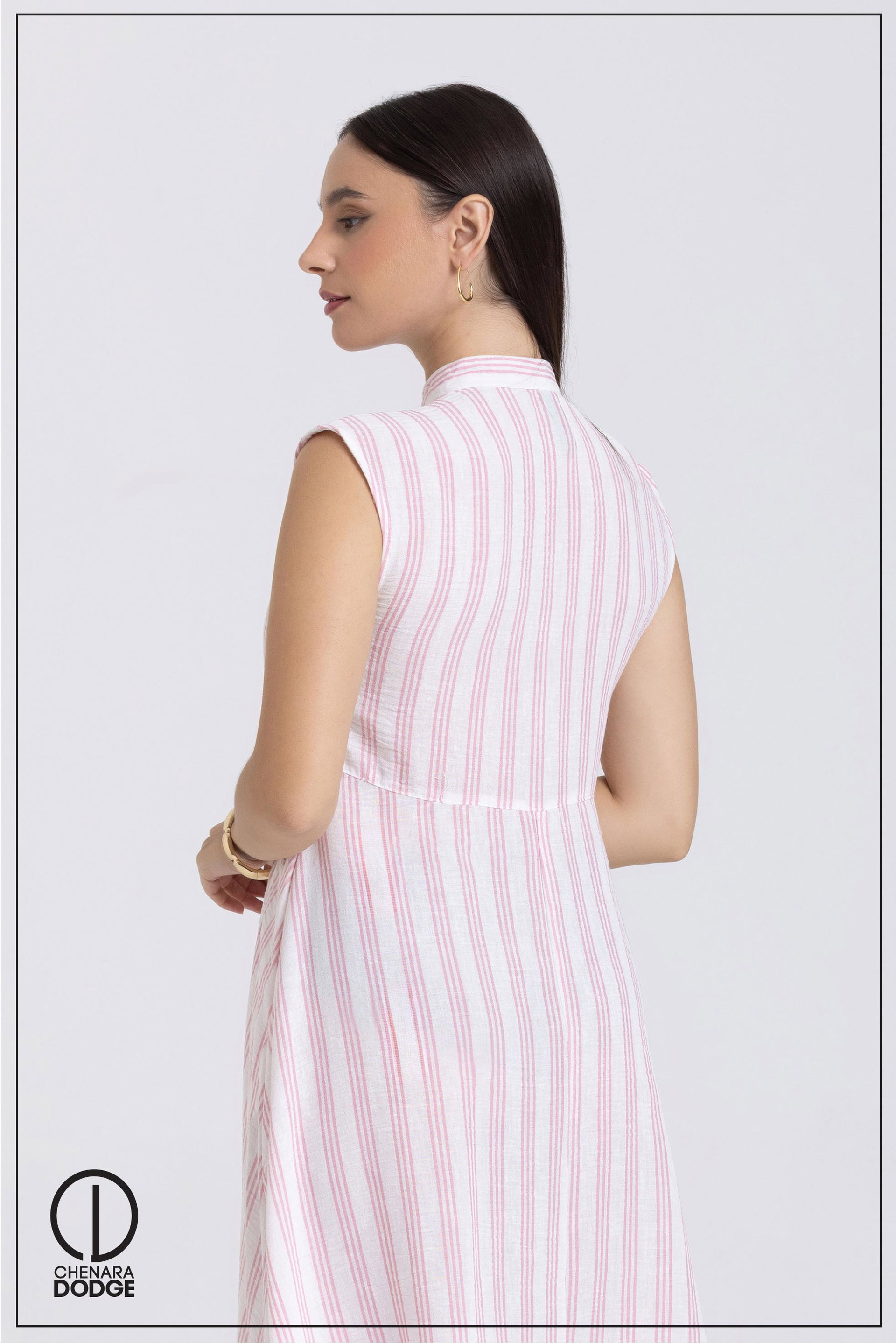 VALERIE HIGH NECK MIDI DRESS