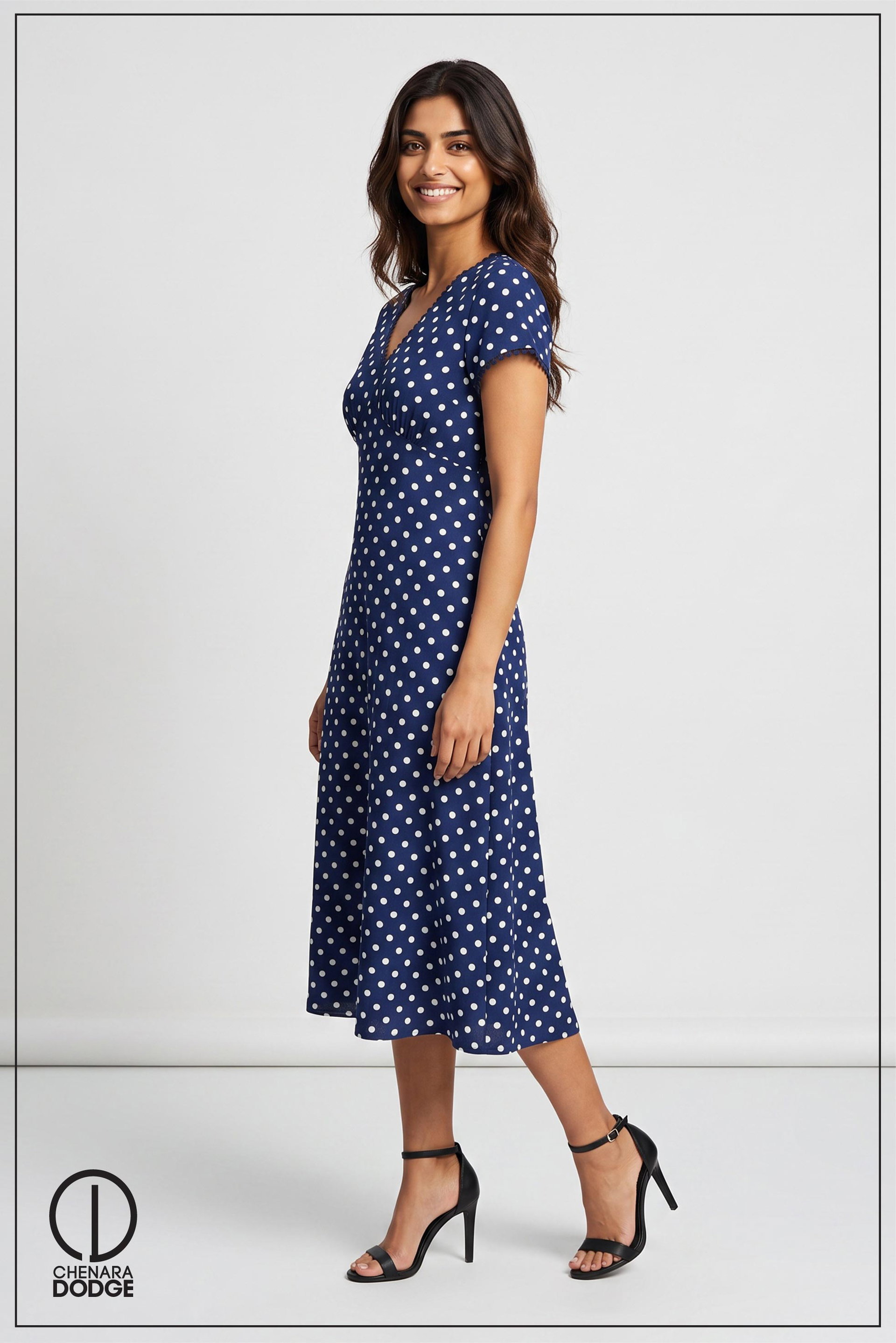 VERITY SLEEVE LACE MIDI DRESS