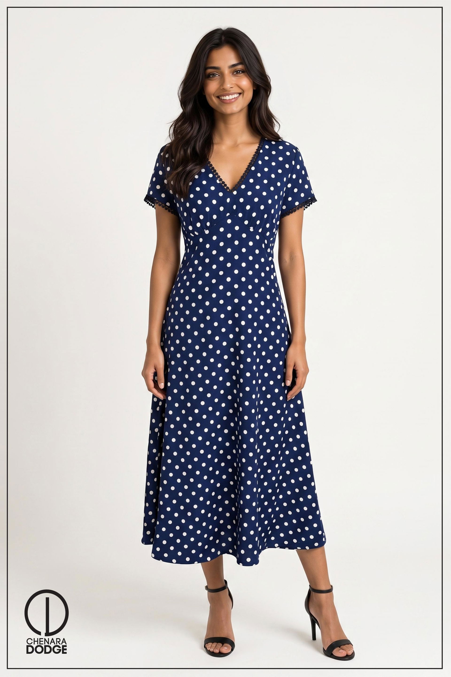VERITY SLEEVE LACE MIDI DRESS
