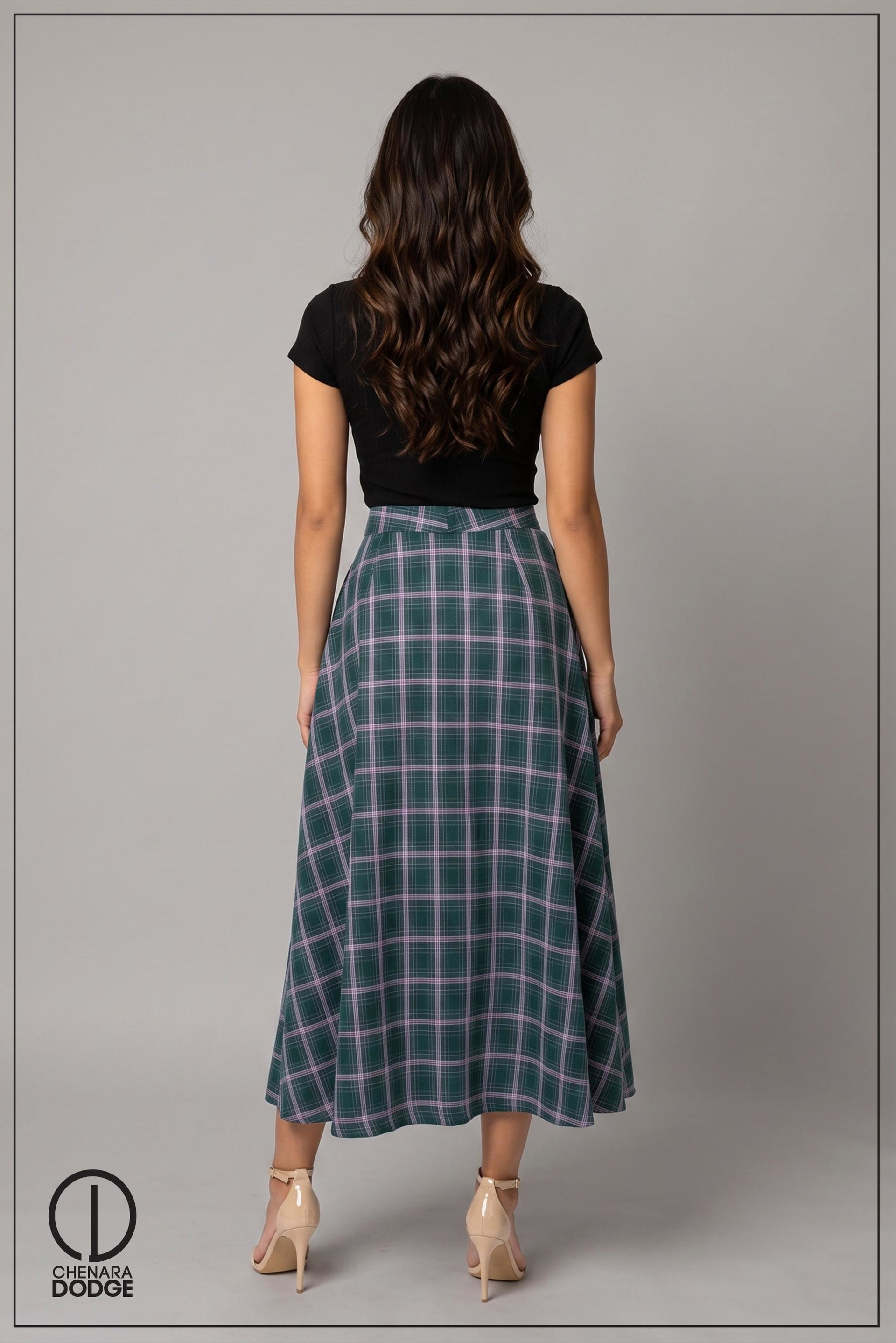 VIVIAN POCKET MIDI SKIRT