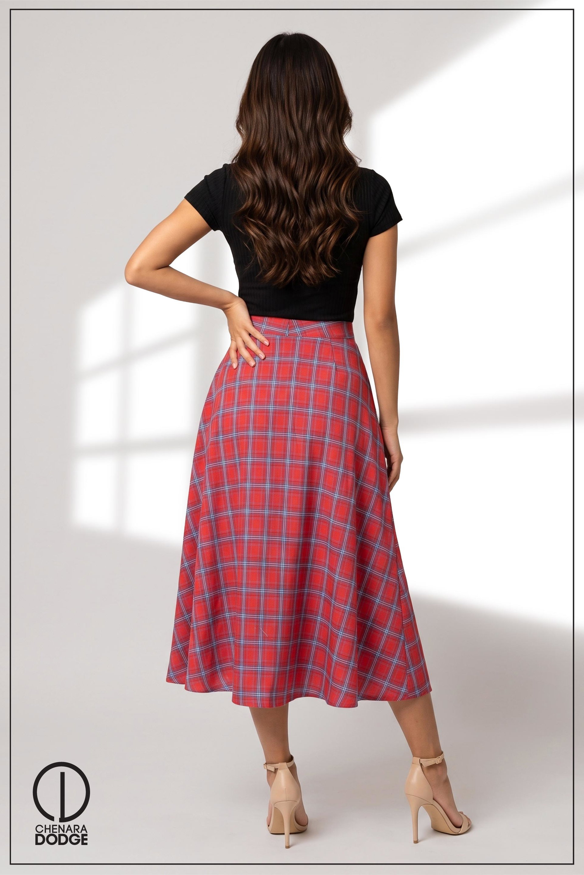 VIVIAN POCKET MIDI SKIRT