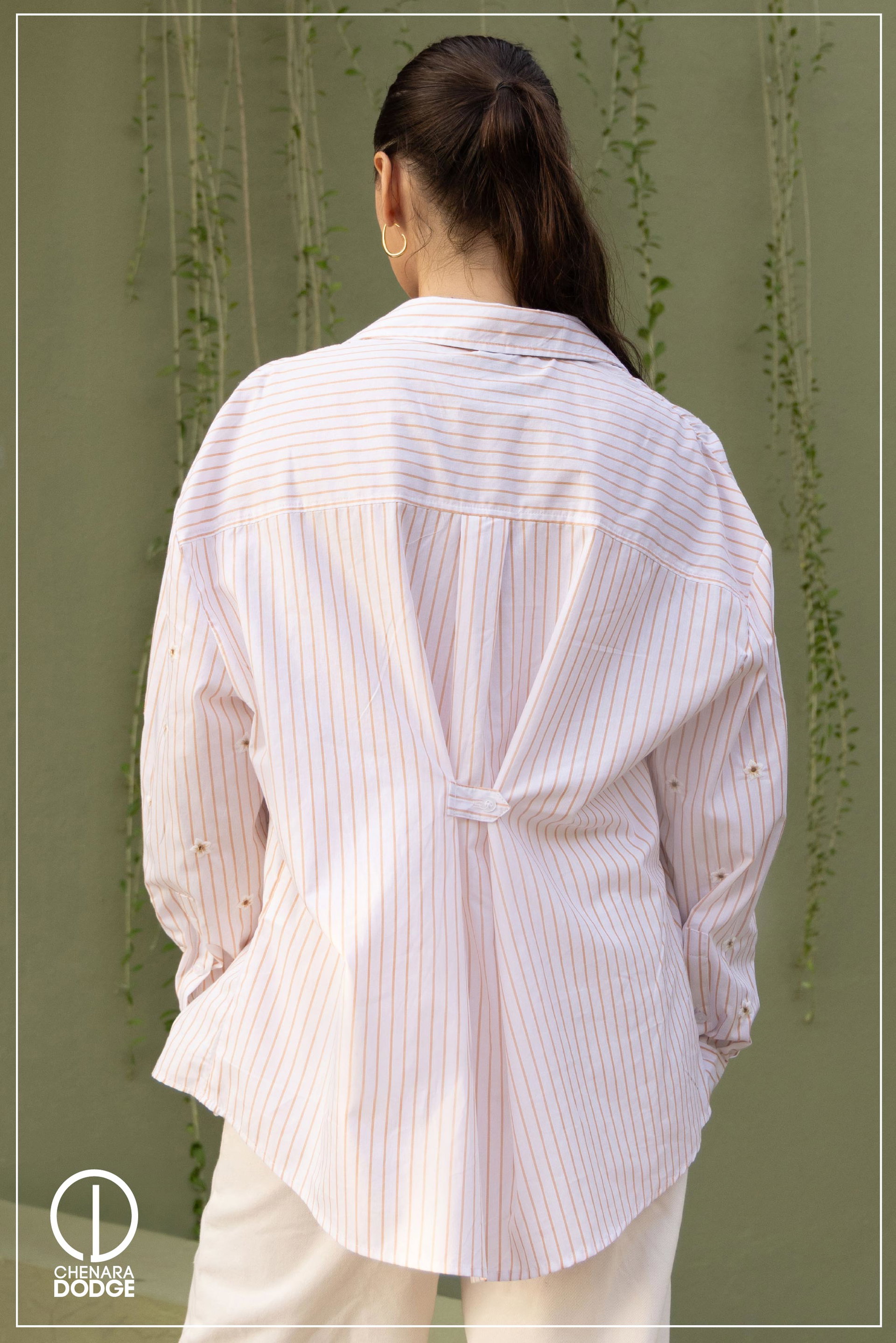 XIRAYA BUTTON DOWN EMB SHIRT