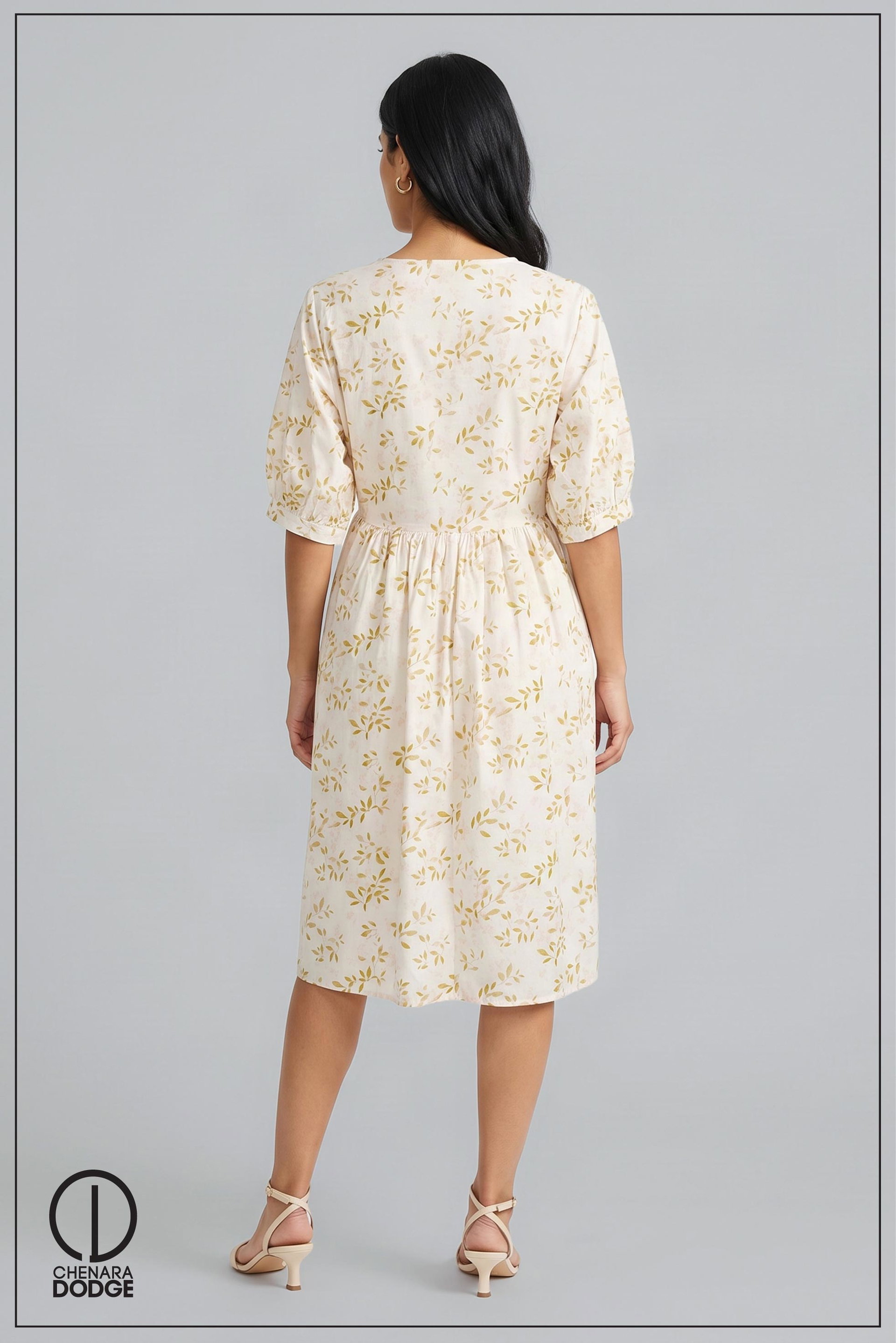 ZARA V NECK MINI DRESS