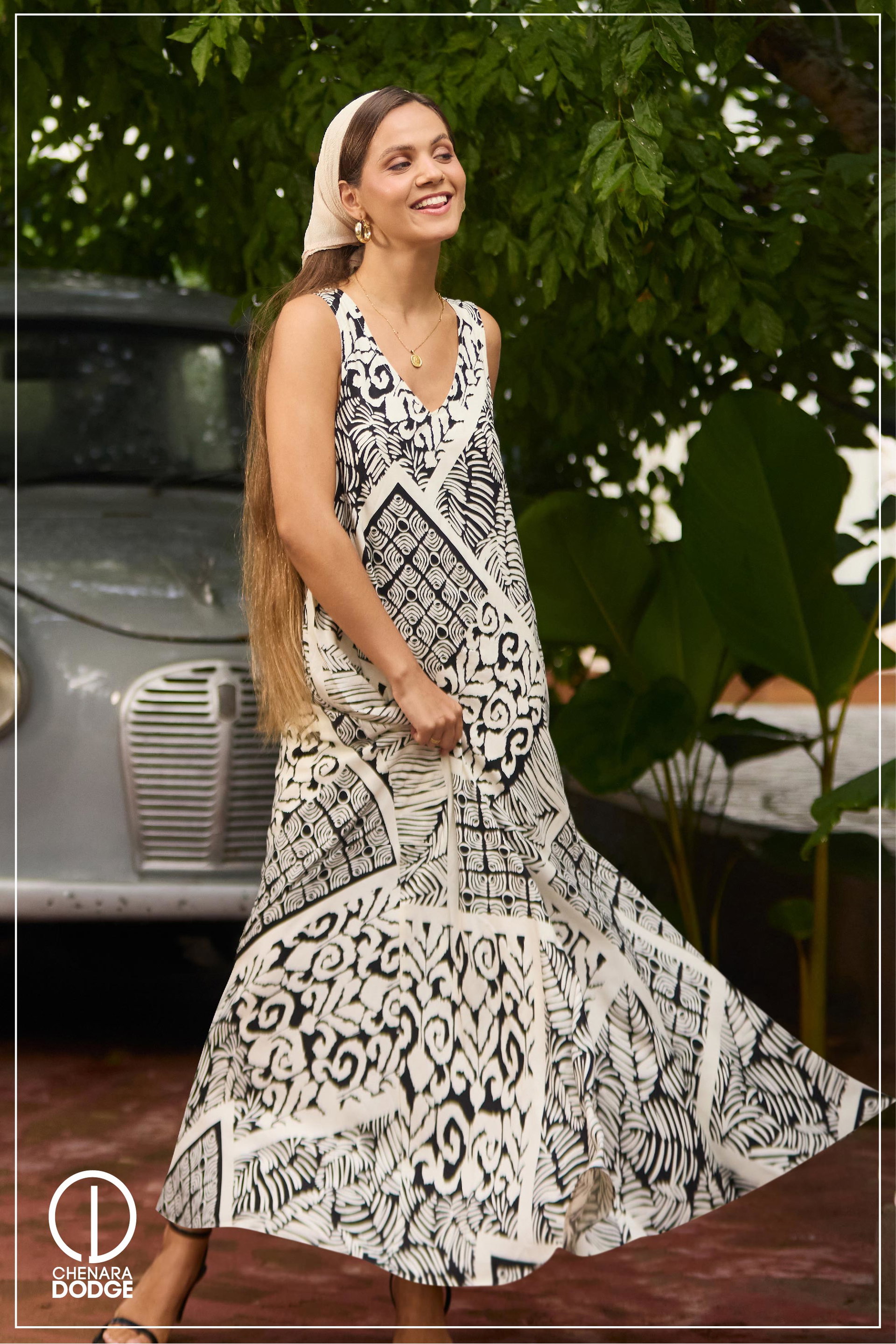 ZION V NECK MAXI DRESS