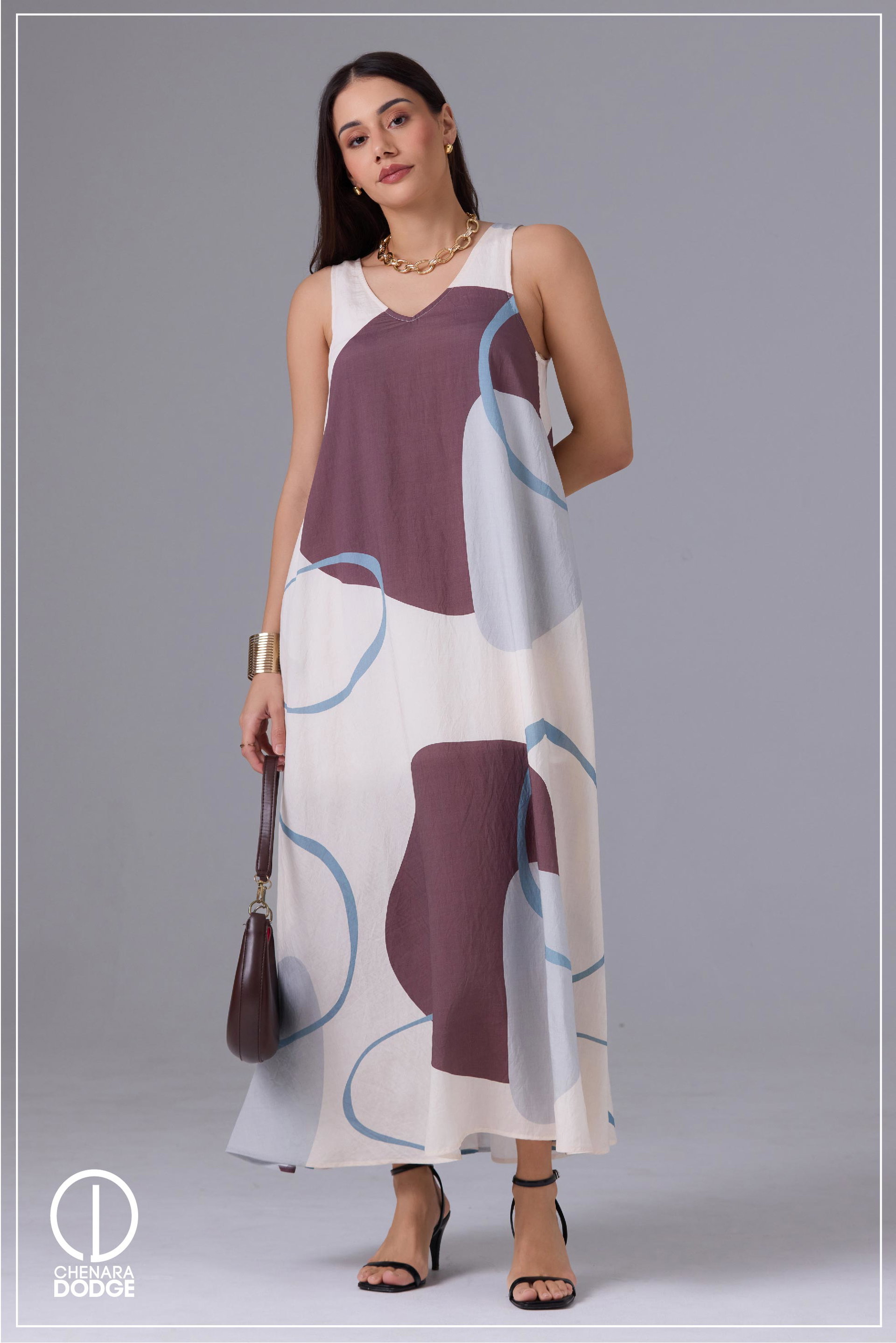 ZION V NECK MAXI DRESS
