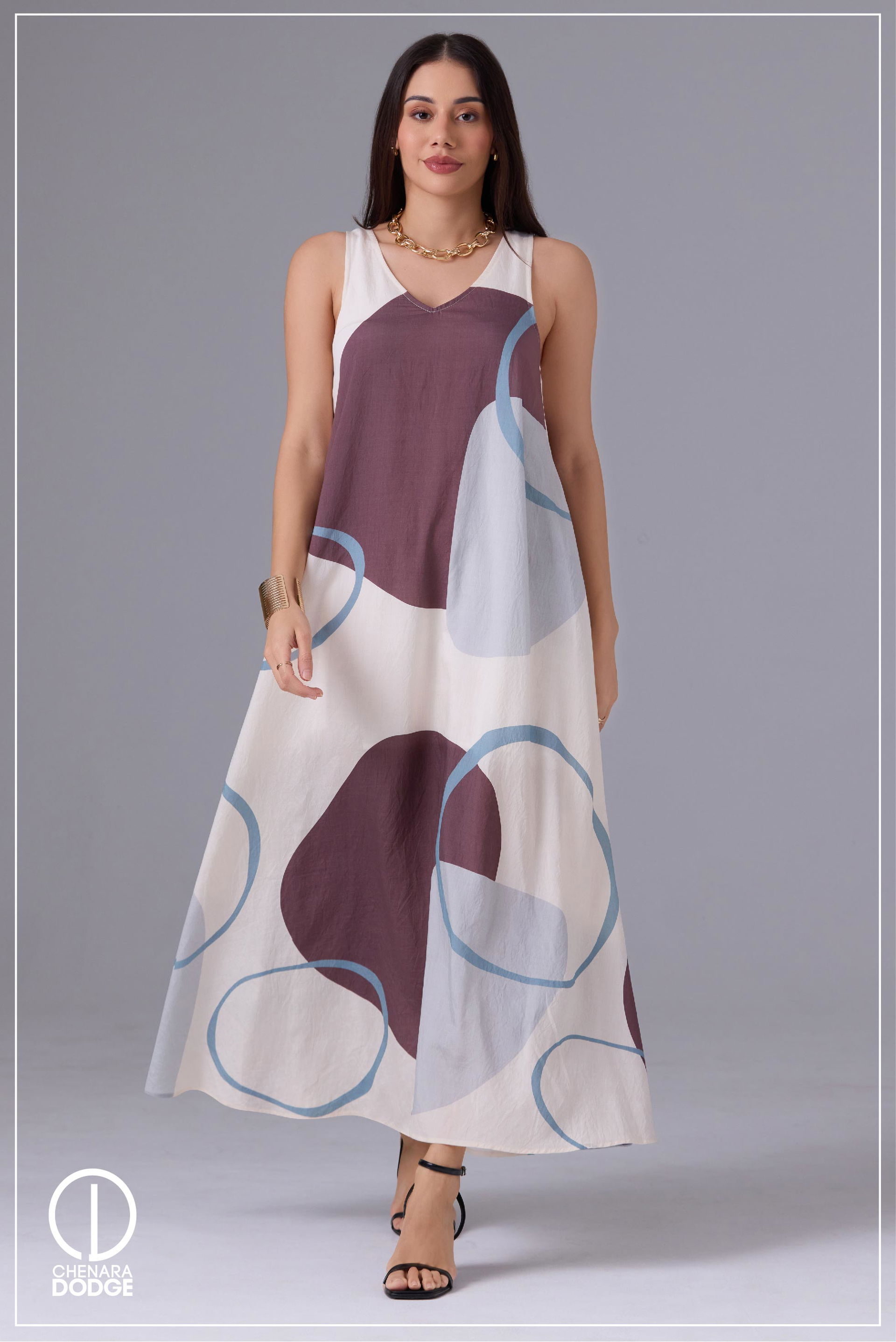 ZION V NECK MAXI DRESS