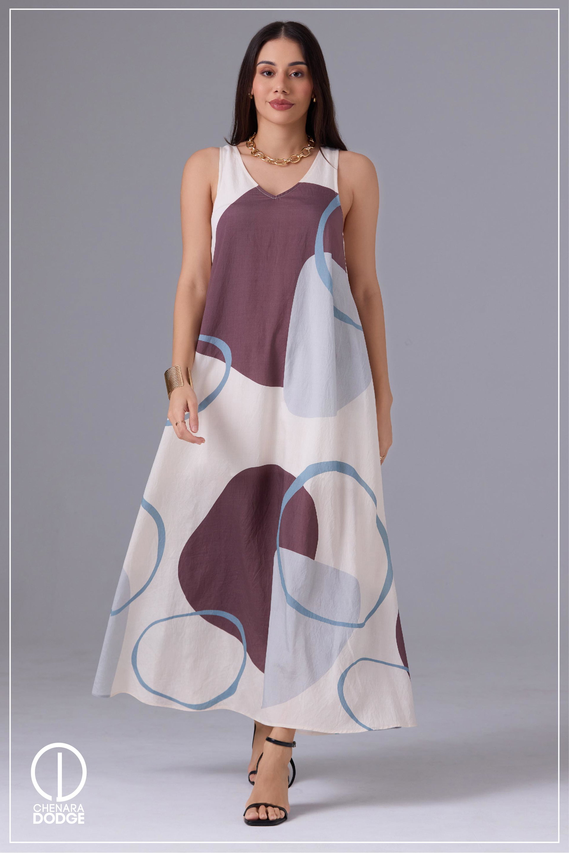 ZION V NECK MAXI DRESS