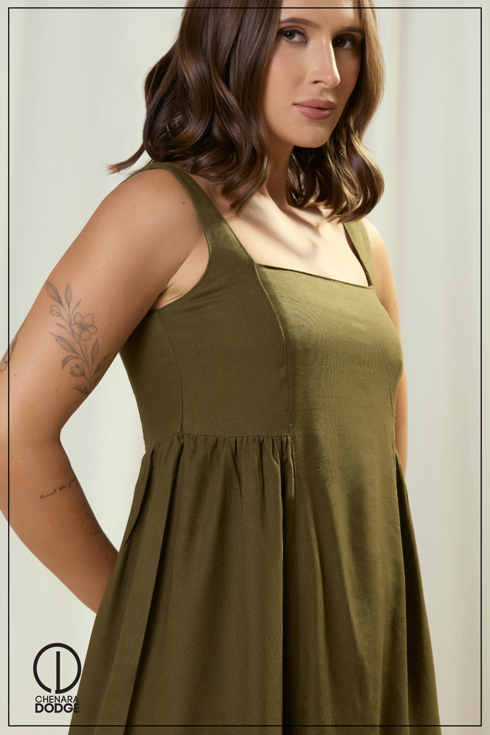 ZOEY STRAP MIDI DRESS