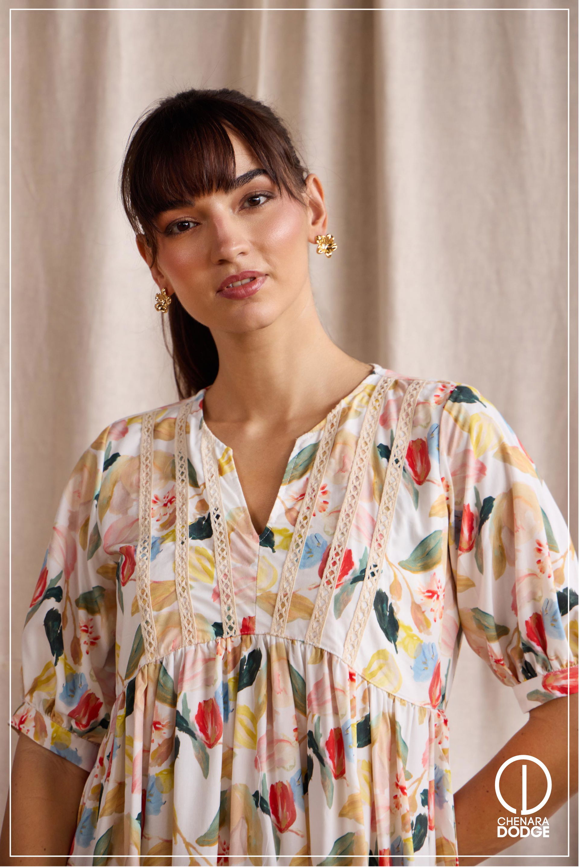 ZOEY V NECK MINI DRESS