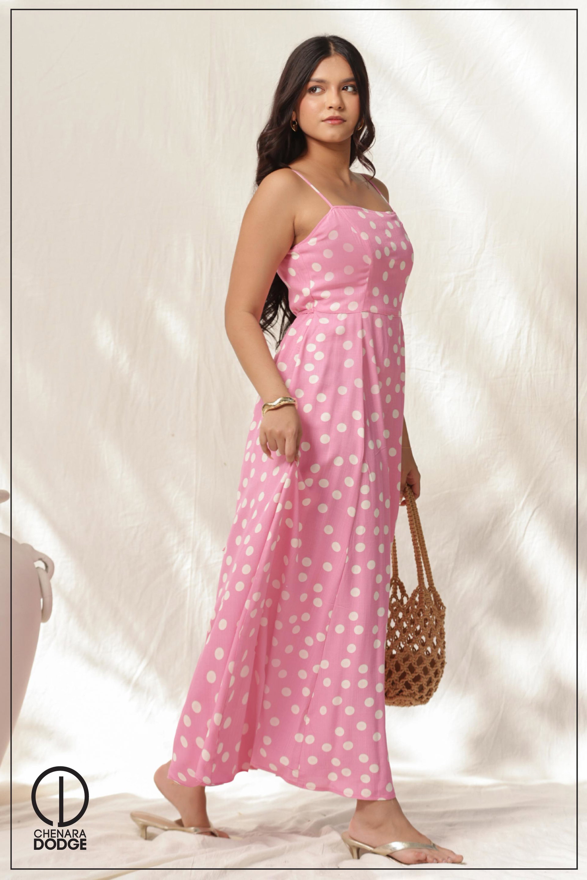 ZORA SQUARE NECK MAXI DRESS