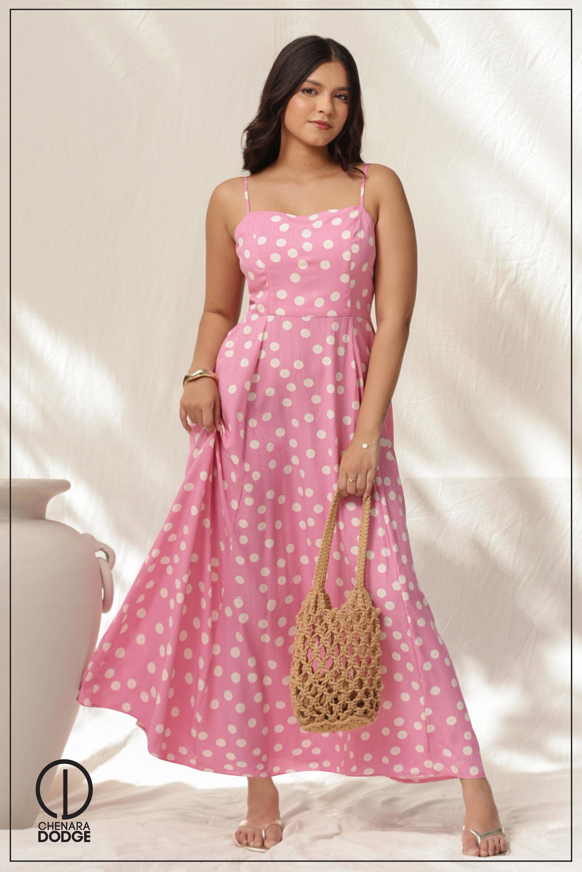 ZORA SQUARE NECK MAXI DRESS