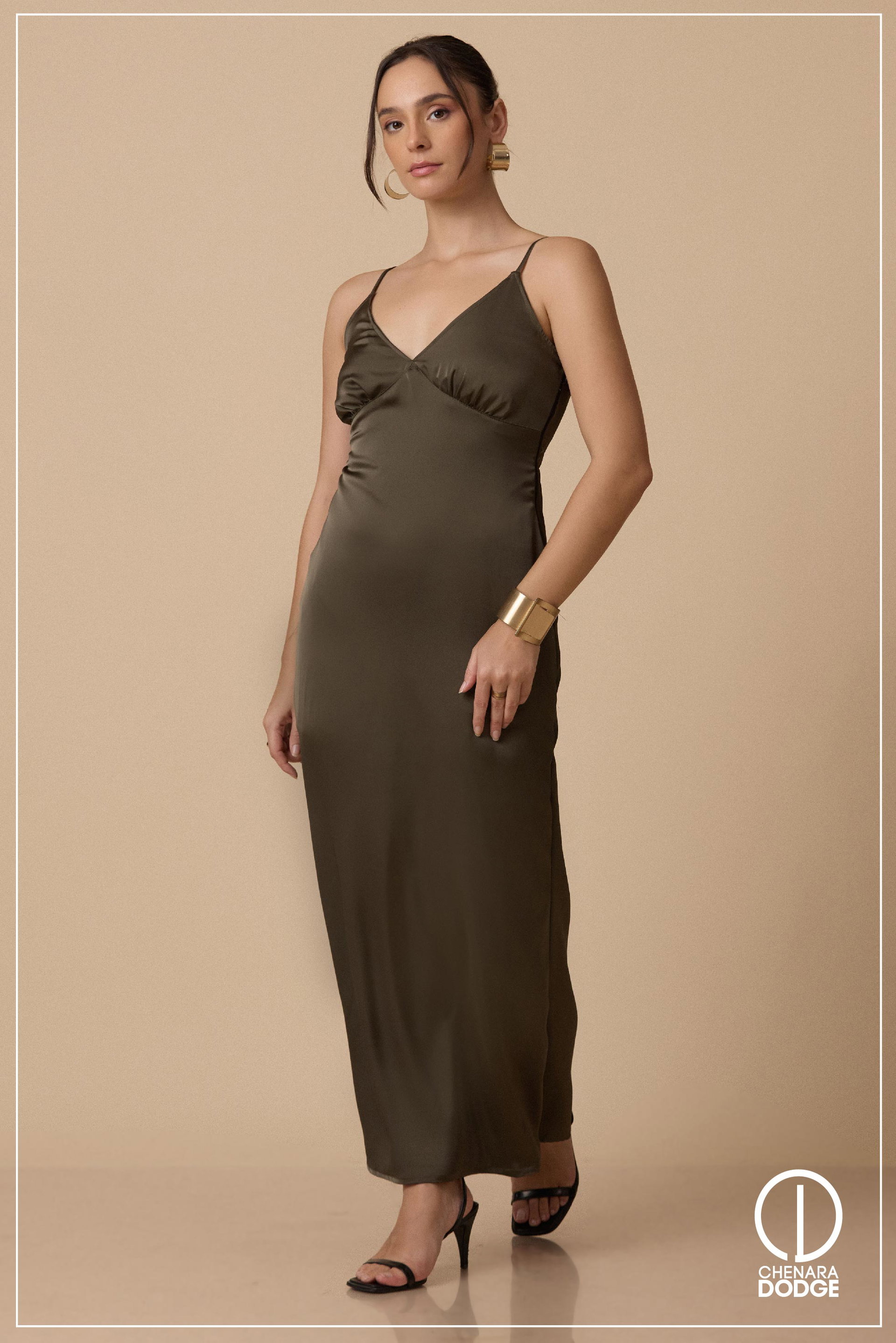 ZOYA V-NECK MAXI DRESS