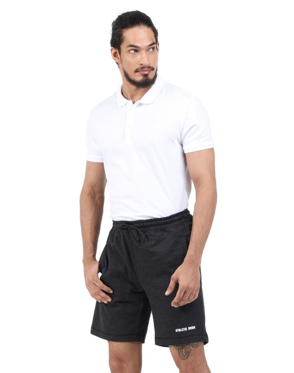 ATHLETIC MEN SHORT- Black