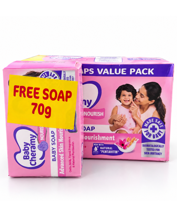 Baby Cheramy Nourish Soap 5 Pcs Value Pack 325g
