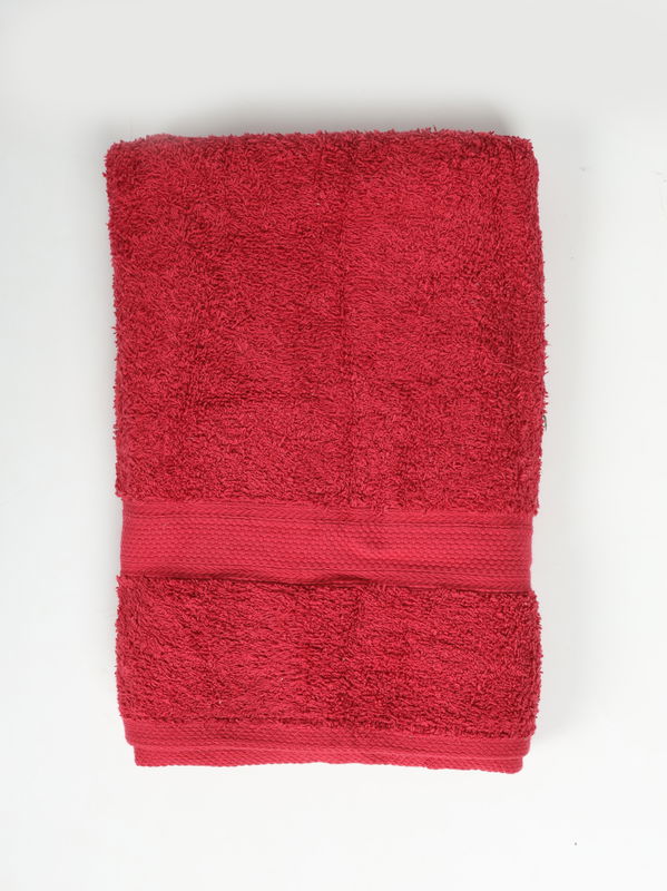 Bath Towel Red 75 x 150 cm