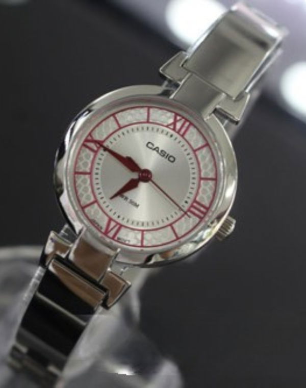 CASIO ANALOG STAINLESS STEEL WOMEN'S WATCH