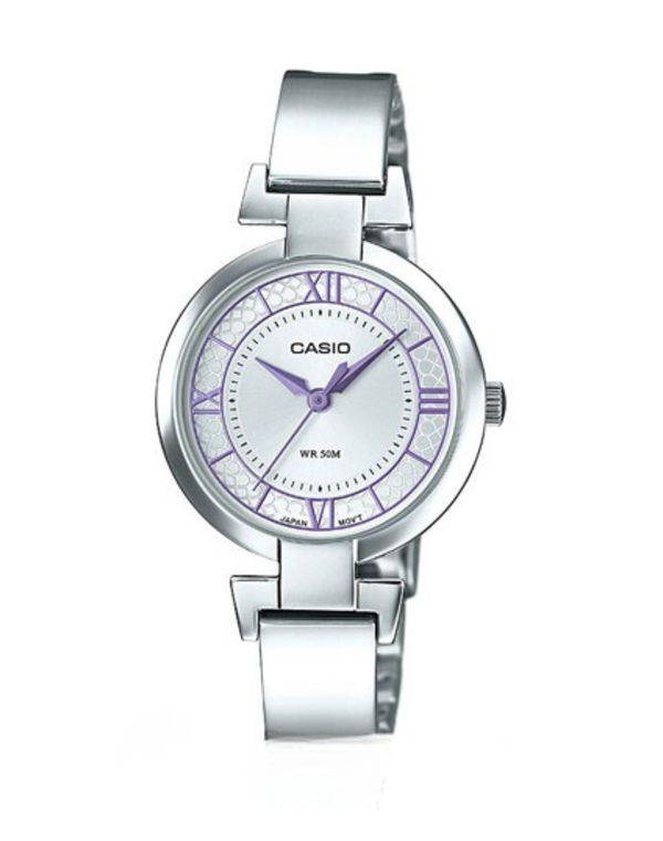 CASIO ANALOG STAINLESS STEEL WOMEN'S WATCH